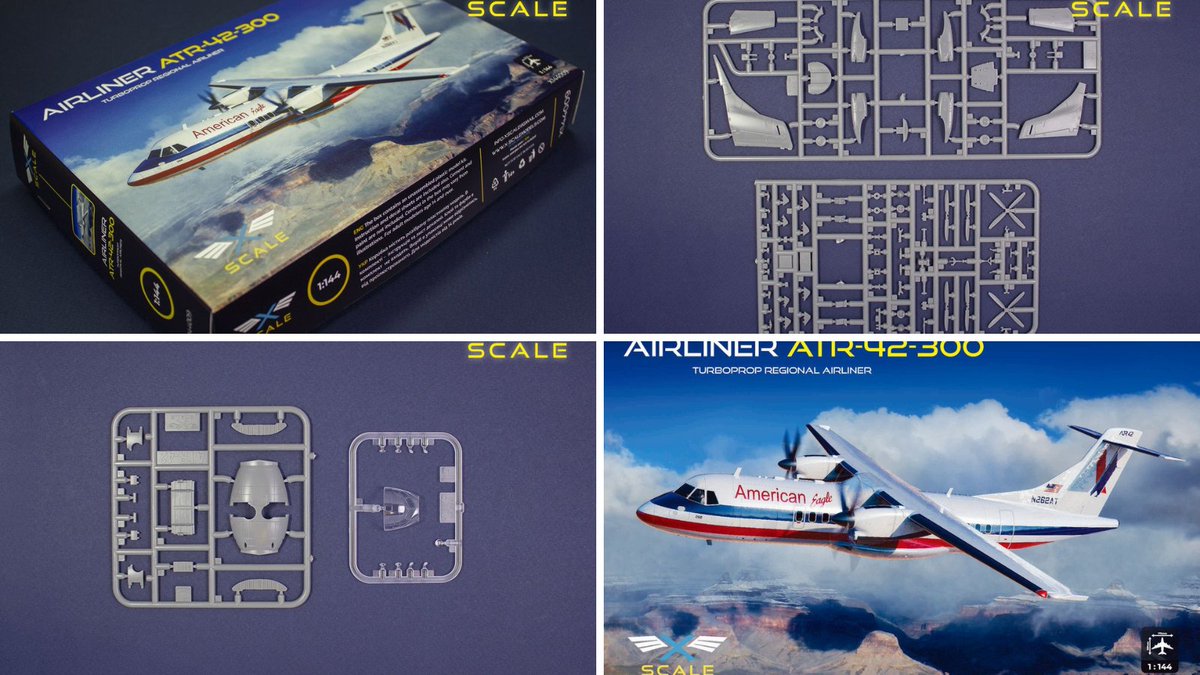 【2025年9月発売予定】
1/144 ATR-42-300 ターボプロップ旅客機（X-スケールモデルズ）

小型旅客機ATR-42-300を1/144スケールで。機体の特徴的なフォルムを丁寧に再現。民間機模型のコレクションに加えたい一機！

shop.hlj.co.jp/4oC6x3y