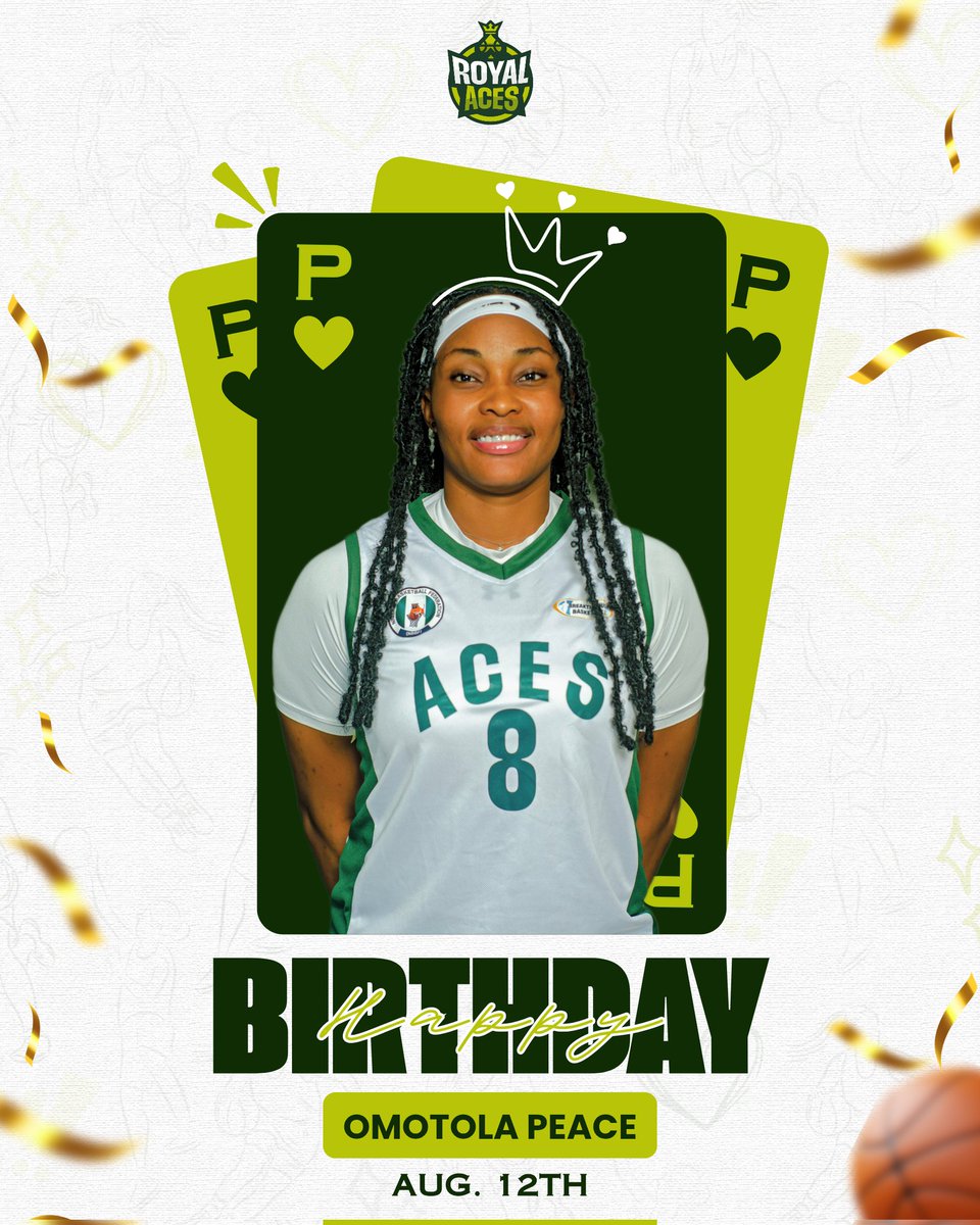 RoyalAces_NG's tweet photo. Happy Birthday to Omotola Peace🏀🔥👑

Please let's send her good wishes in the comments 🎂🎂

#royalacesbasketball
                    https://t.co/8ZHhcFOZDI https://t.co/ug5ONpw3dk