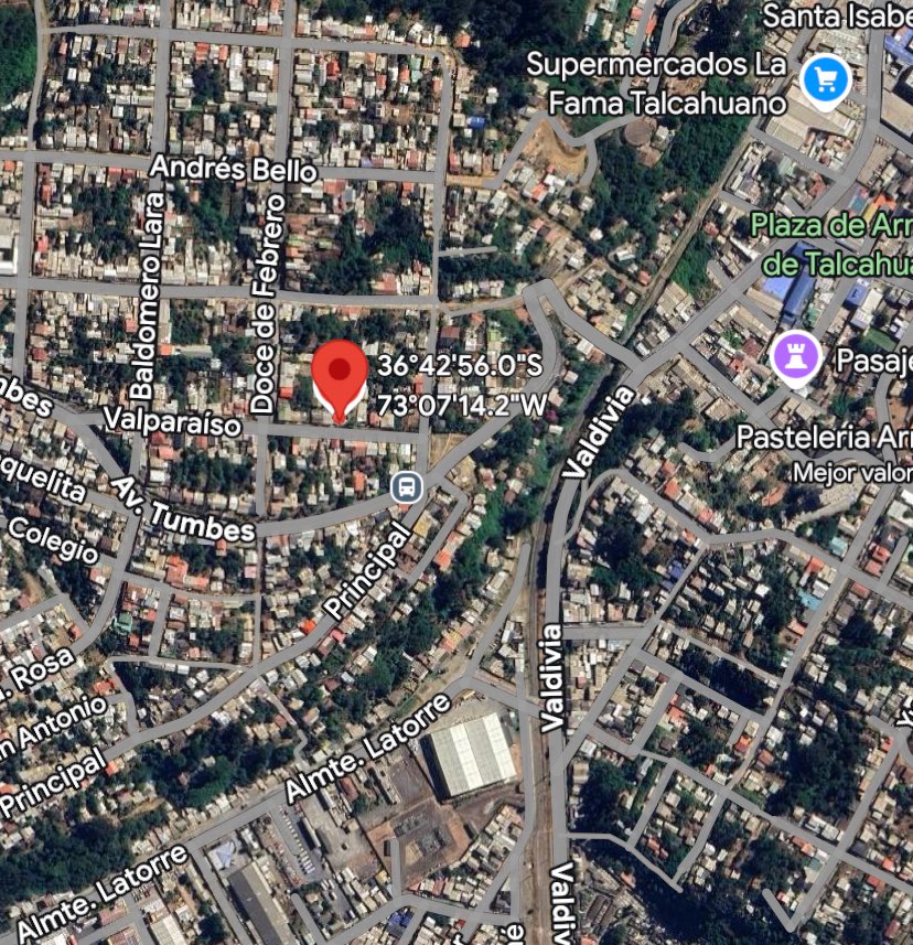 ⚠️[AHORA] Nuestra unidad RH-1 concurre a llamado de #incendio estructural en calles Valparaíso y 12 de febrero.