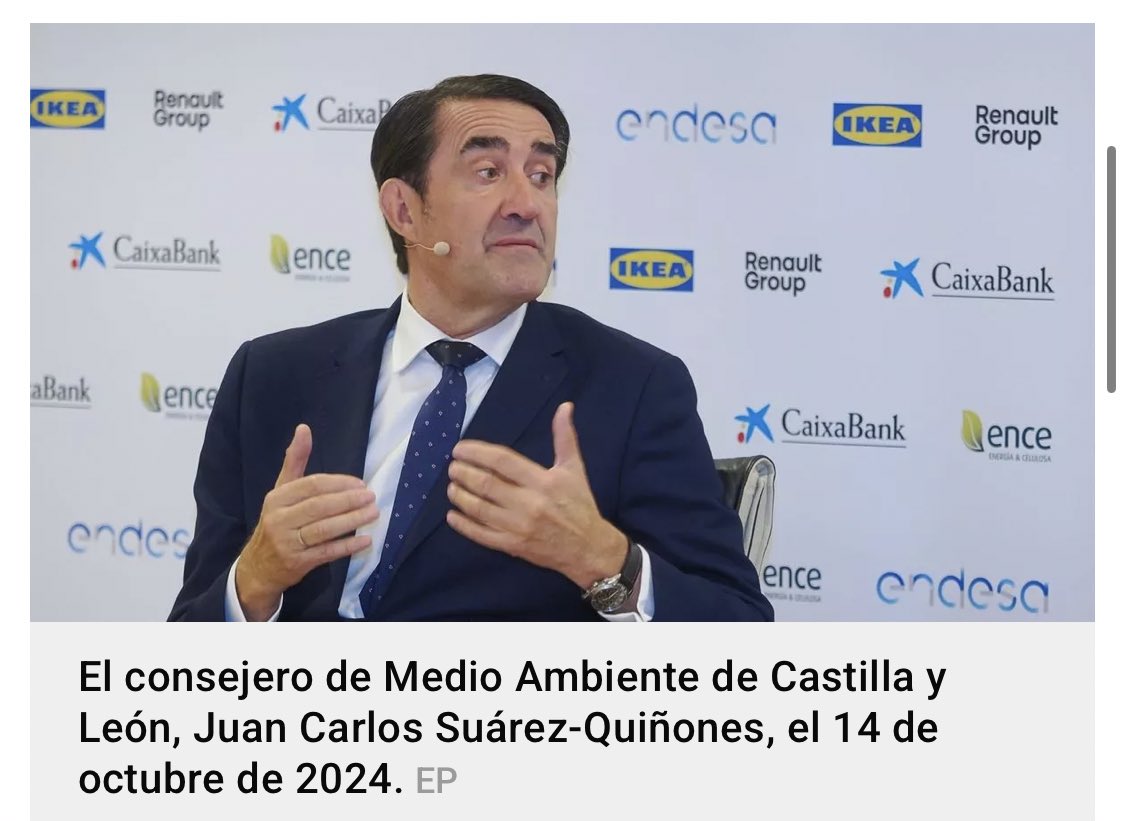 Max Pradera 🚀 (@maxpradera) on Twitter photo 🧵 Cuando el monte arde… el consejero degusta fabada. <a href="/consejeromavcyl/">Juan Carlos Suárez-Quiñones</a>
1️⃣ “La mala costumbre de comer a mediodía”
• 🧠 Subtexto: Se presenta como víctima de una crítica absurda, como si se le reprochara el acto de alimentarse.
• 🍽️ Pero en realidad, no estaba 🧵 Cuando el monte arde… el consejero degusta fabada. <a href="/consejeromavcyl/">Juan Carlos Suárez-Quiñones</a>
1️⃣ “La mala costumbre de comer a mediodía”
• 🧠 Subtexto: Se presenta como víctima de una crítica absurda, como si se le reprochara el acto de alimentarse.
• 🍽️ Pero en realidad, no estaba