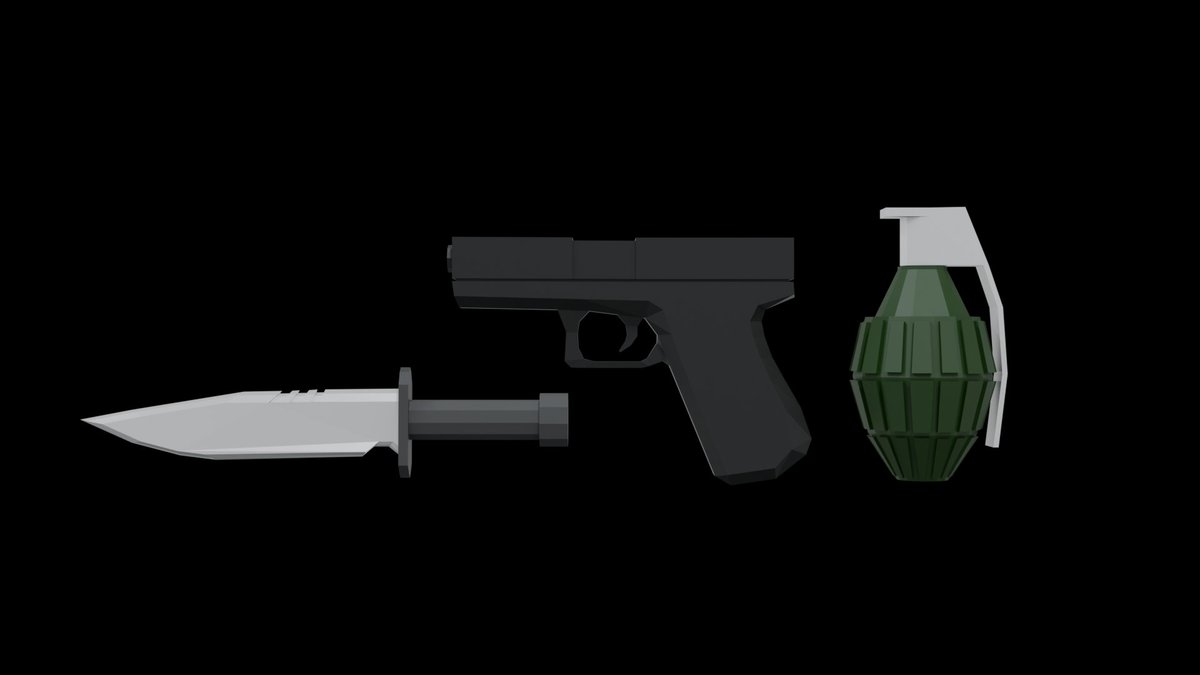 cyberdevz's tweet photo. Just wrapped up a new 3D Low Poly Weapons Pack optimized for mobile and indie game dev. It's free for a limited time.
Link : https://t.co/5MLgxM73wL
.
#3DArt #GameDev #LowPoly #Blender3D #IndieDev #GameAssets #RealtimeRendering #LevelDesign #PropModeling https://t.co/tz3EOzqRr8