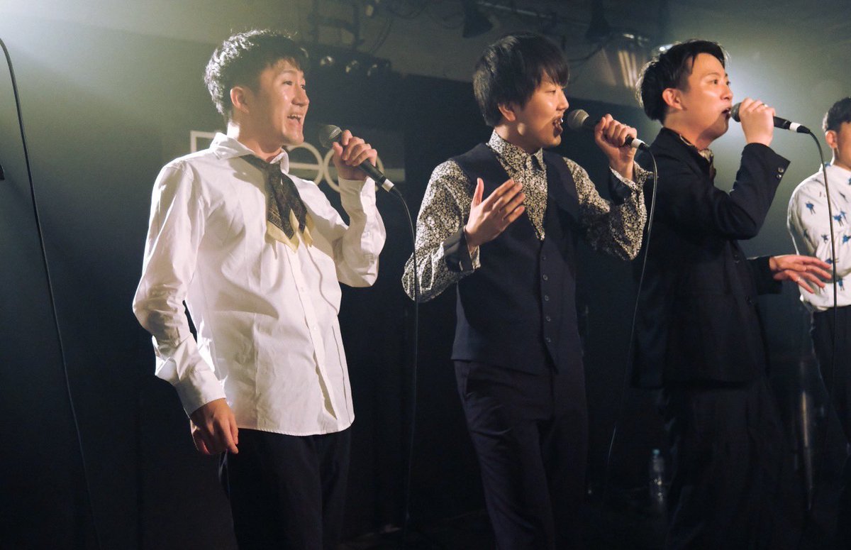 thoma319's tweet photo. 大感謝💐だごハモ vol.2 終演 

恵大さんと丁寧に考えてきたライブは、多くの方に助けられ、いろんな想いが舞台上で発せられ、多くの方々に観て聴いていただきました。ライブに関わった全ての方々に改めて感謝申し上げます。本当にありがとうございました！！💫

#だごハモ #アカペラ #ヒゴペラ https://t.co/nA70Pp7PS9