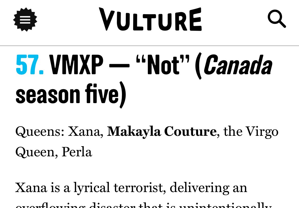 READING VULTURE’S RANKING OF GIRL GROUPS AND CRYING AT THE DESCRIPTION OF XANA
