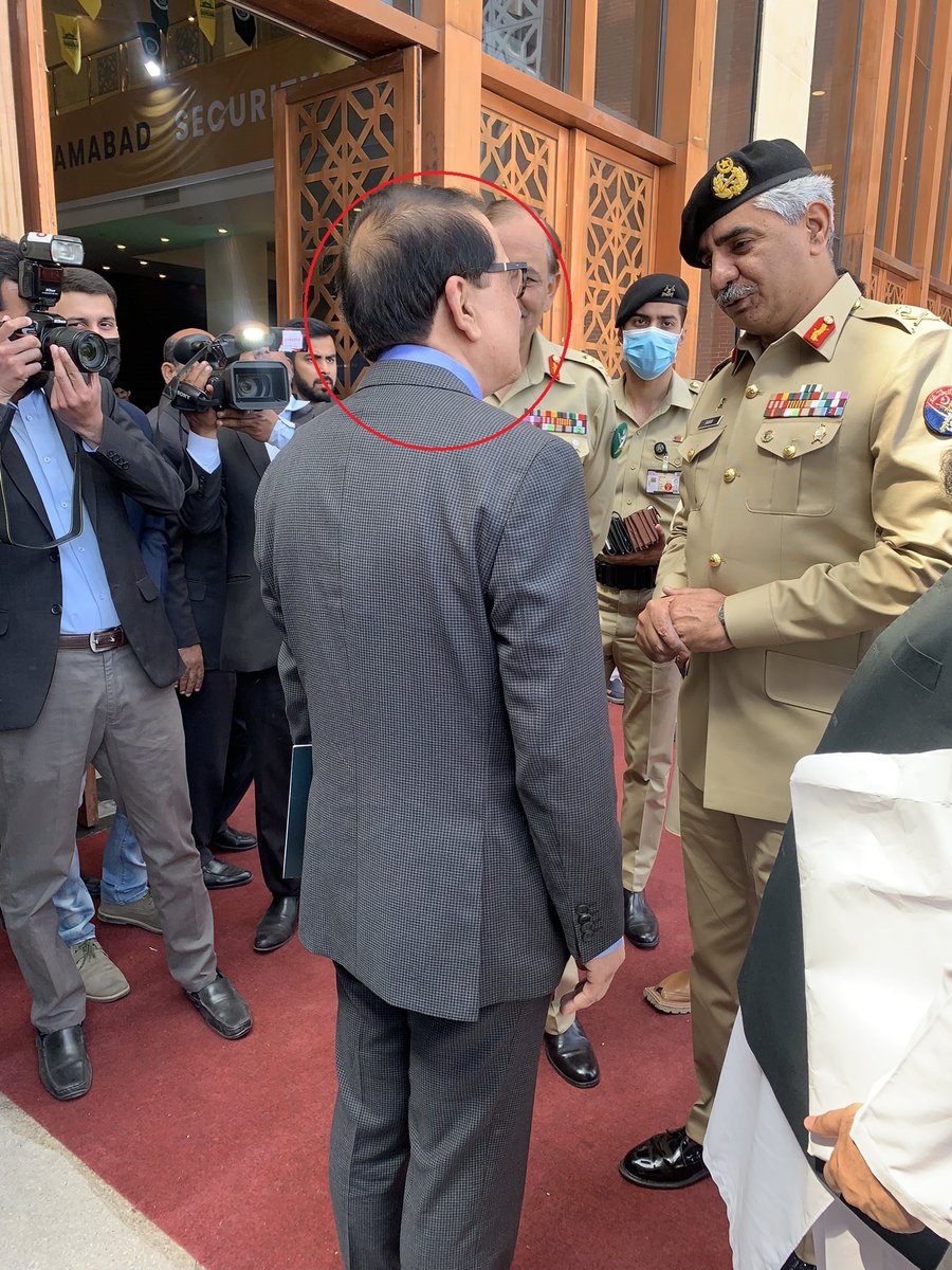 Pravin with EX-Pakistani DGISPR at a private event in Pakistan!