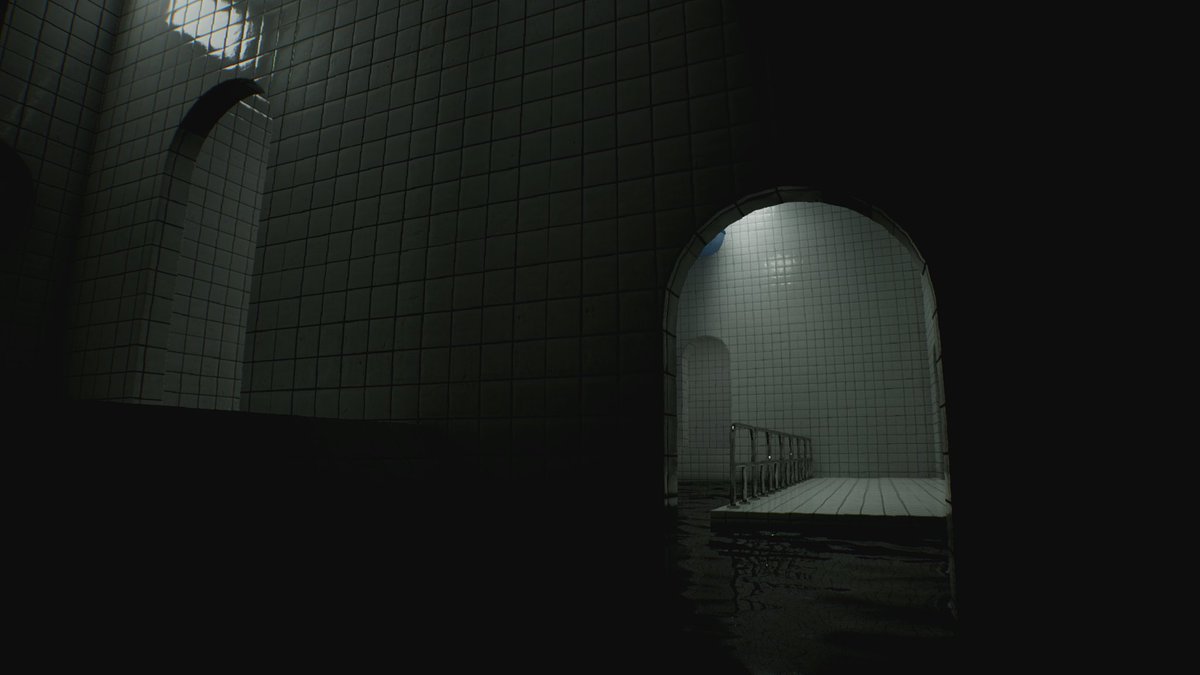 TheTransitions_'s tweet photo. The chlorine burns... 🚿

#IndieHorror #Backrooms #LiminalSpaces #IndieDev #gamedev #liminalspace
#liminal #IndieGameDev
#Steam #horror #horrorgame #dreamcore https://t.co/OfXqFMxrsh