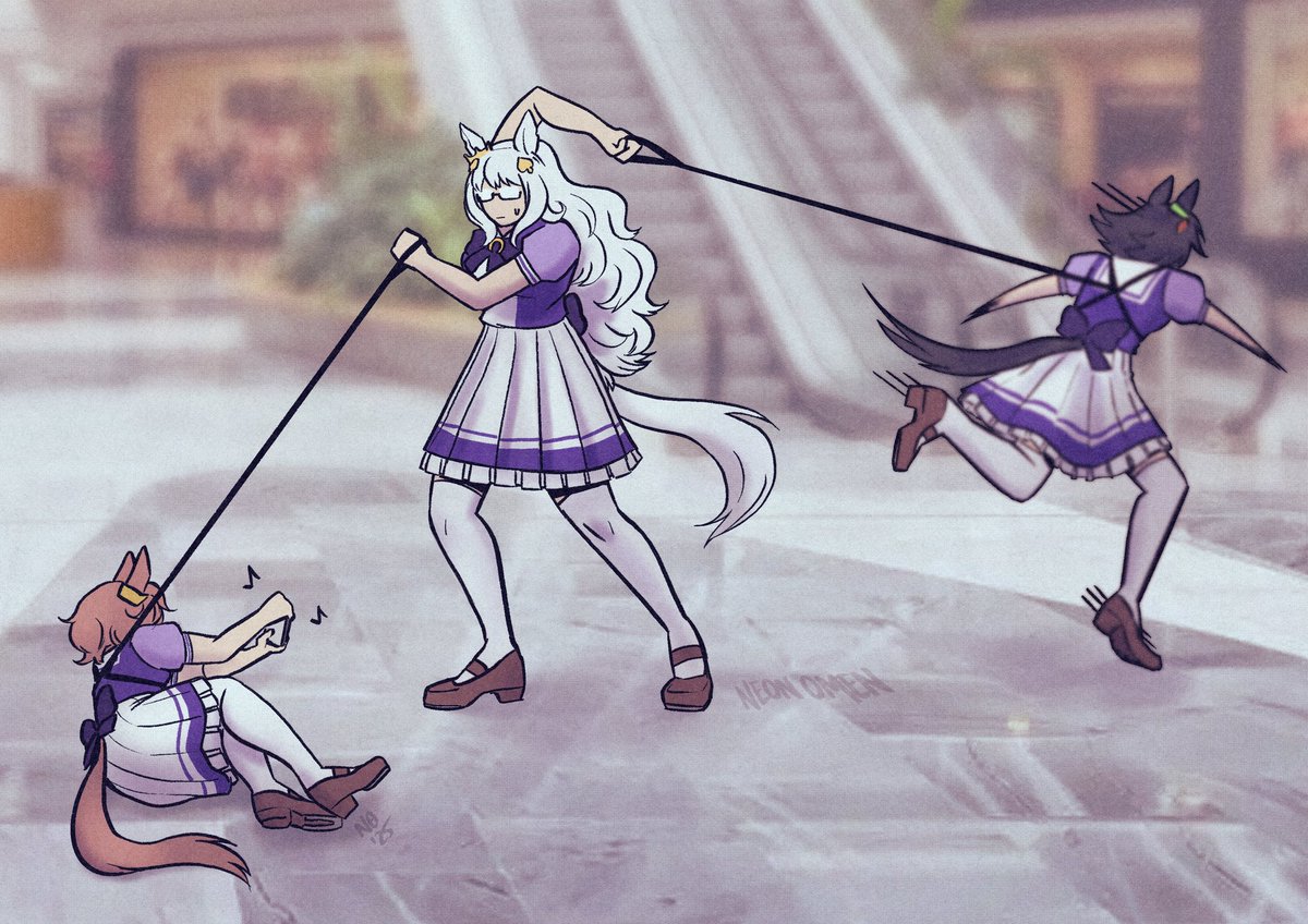 These three live rent free in my head

#umamusume #BNW