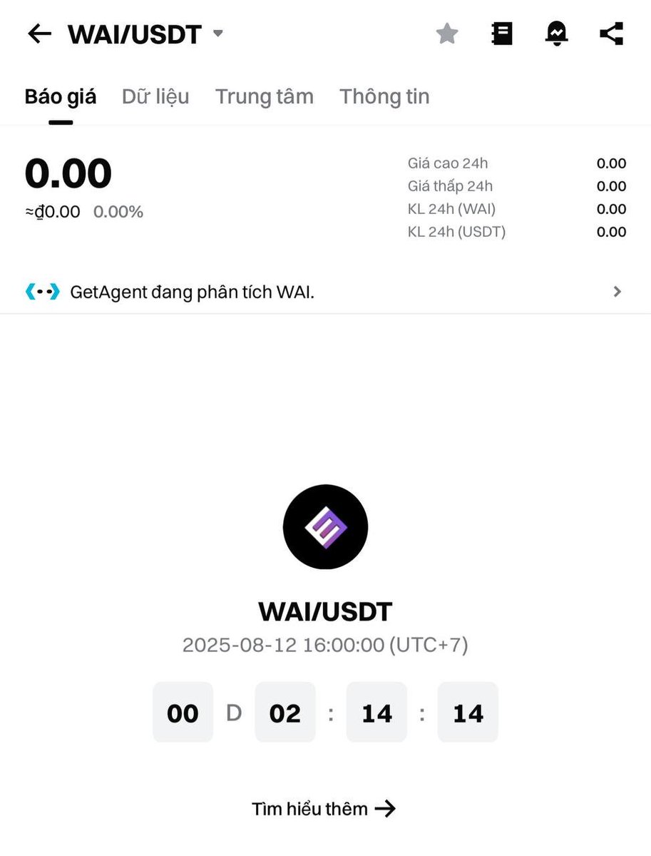 Bitget Vietnam 🇻🇳 (@bitgetvietnam) on Twitter photo ⚡️ Đoán giá WAI đóng nến 1H 17:00 12/8/2025 + UID
⌛ Kết thúc: 15:55 12/8/2025
☑️ Follow <a href="/bitgetvietnam/">Bitget Vietnam 🇻🇳</a> & Retweet hashtag #GuessPriceOnBitget
👑 20 winners, 5$/người ⚡️ Đoán giá WAI đóng nến 1H 17:00 12/8/2025 + UID
⌛ Kết thúc: 15:55 12/8/2025
☑️ Follow <a href="/bitgetvietnam/">Bitget Vietnam 🇻🇳</a> & Retweet hashtag #GuessPriceOnBitget
👑 20 winners, 5$/người