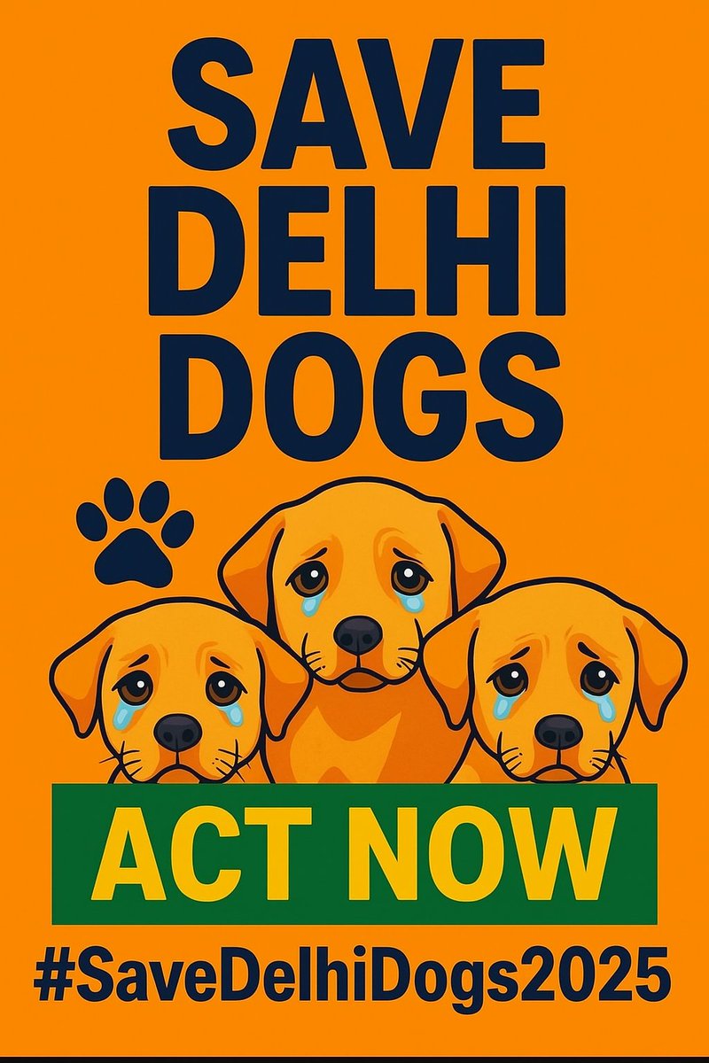 Arun Prasanna G (@arun_8778) on Twitter photo SC's ruling to remove Delhi-NCR dogs defies law, science & ahimsa. It risks bites & rabies
Email - CJI @ Supremecourt@nic.in
& cji@sci.nic.in &
Delhi CM @ cmdelhi@nic.in
Share this with others
Draft Letter @ tinyurl.com/SaveIndianDogs or WhatsApp 9884071136
#SaveCommunityDogs SC's ruling to remove Delhi-NCR dogs defies law, science & ahimsa. It risks bites & rabies
Email - CJI @ Supremecourt@nic.in
& cji@sci.nic.in &
Delhi CM @ cmdelhi@nic.in
Share this with others
Draft Letter @ tinyurl.com/SaveIndianDogs or WhatsApp 9884071136
#SaveCommunityDogs