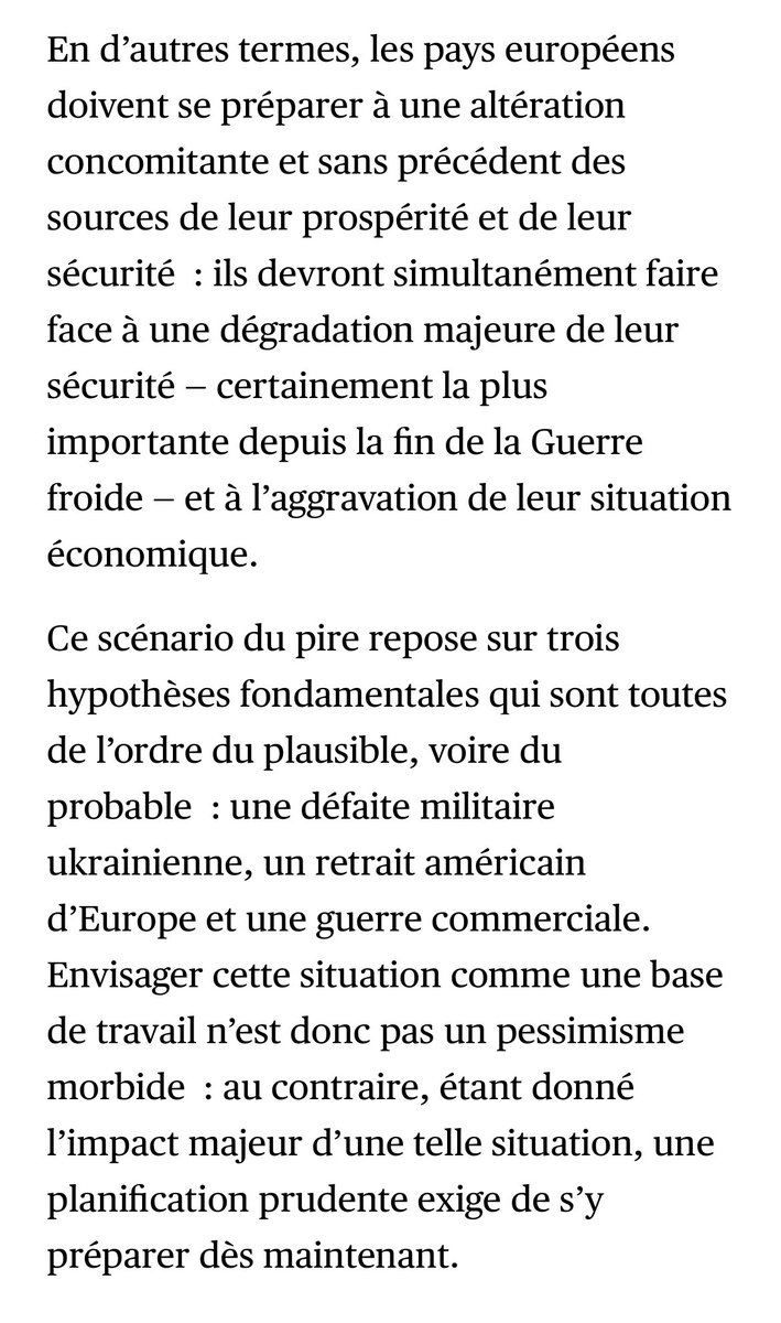 J’écrivais ça en novembre 2024. Et comme je le prévoyais, rien n’a été fait pour s’y préparer. 

legrandcontinent.eu/fr/2024/11/18/…