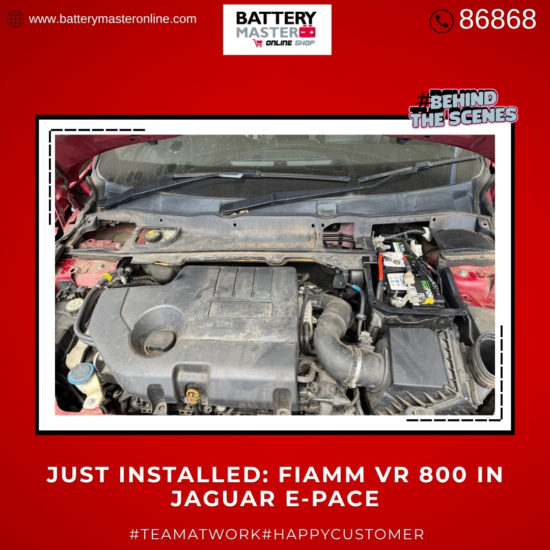 BATTMAST's tweet photo. Powering the Jaguar E-Pace with a Fiamm VR 800!
For reliable car battery options, visit https://t.co/cTgBj4L6DO or call 86868 for any queries.
#carbattery #mauritius #batterymasteronline #buybatteryonline #automotive #cars #BreakdownAssistance #onlineshopping #jaguar #agmbattery https://t.co/qZ36HqGisx