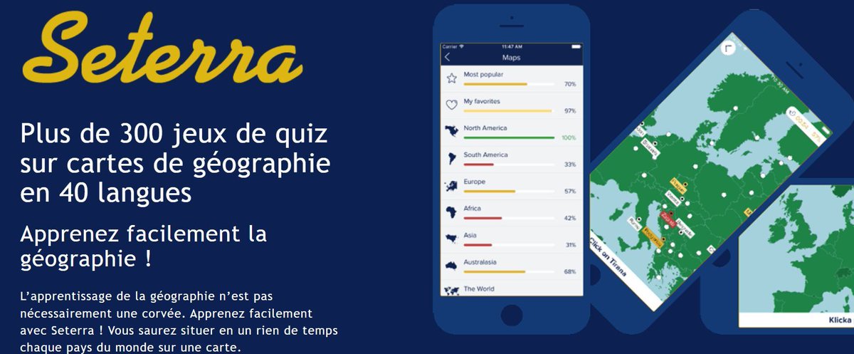 📍Pause culturelle ludique : focus sur la géographie

Pour apprendre (ou réapprendre !) à situer les pays, les capitales, les rivières, les drapeaux... 🤩seterra.com/fr/ #seterra #geographie