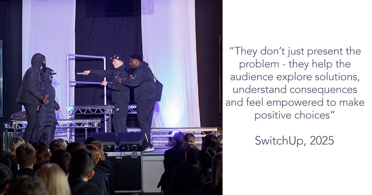 Our TIE productions are about educating and empowering young lives to make better, more informed decisions.  What amazing feedback! ✨

Want to know more about #SwitchUp? Click the link below
🔗saltminetrust.org.uk/switchup

 #tie #theatreineducation #feedback #stopknifecrime