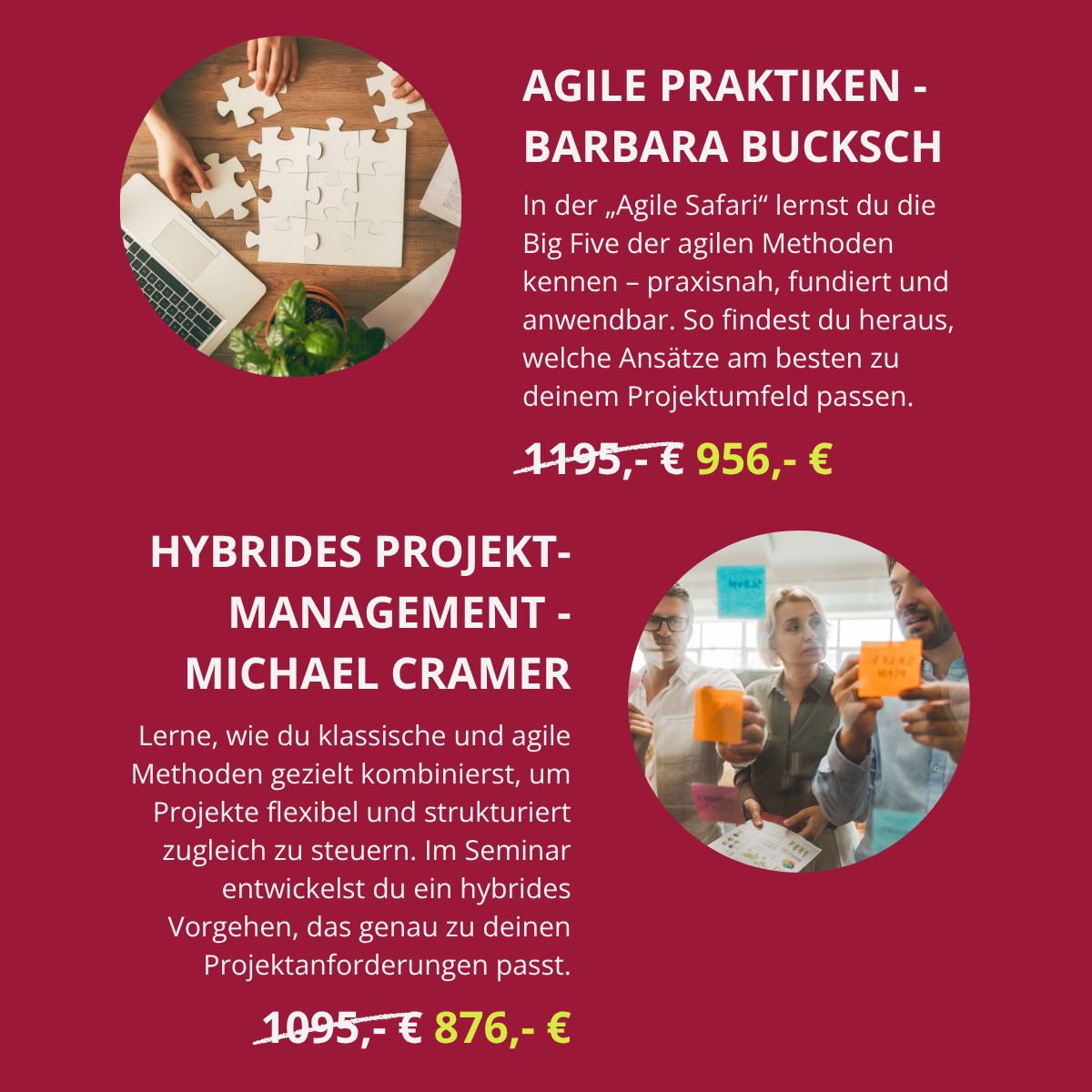 Sommer nutzen und wachsen! ☀️

Sichere dir jetzt 20 % Sommer-Rabatt auf unsere vier Top-Seminare – nur 𝐛𝐢𝐬 𝐳𝐮𝐦 𝟑𝟏.𝟎𝟖.𝟐𝟎𝟐𝟓! Frühzeitig Plätze sichern, sparen und Budget clever einsetzen.⬇️
buff.ly/ve8baOf

#WorldOfProjektManagement #Projektmanagement