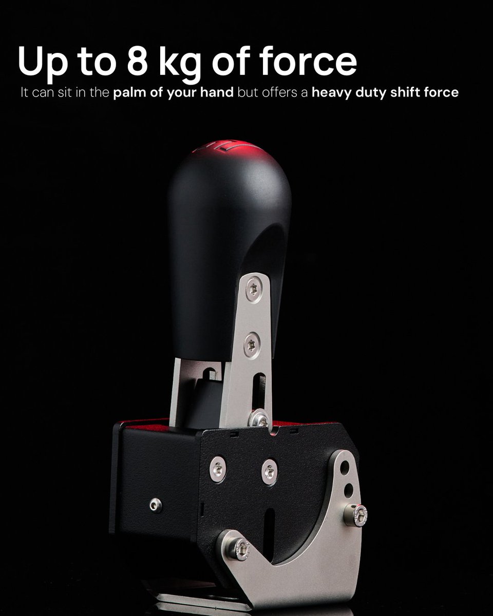 Don’t be deceived by the compact appearance of MagShift Mini. It can sit in the palm of your hand but offers a heavy duty shift force of up to 8 kg 💪
.
.
.
#MagShiftMini #Heusinkveld #MagneticShifting #Simracing