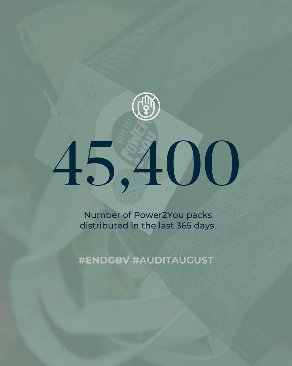 KolisiFdn's tweet photo. The Power2You pack is a preventative tool that places the power back into women’s hands.

These packs are distributed through clinics, shelters and organisations that work alongside us to reach women and girls in aid of combating GBV.

#Power2You #EndGBV  #AuditAugust https://t.co/pskOCf5noe