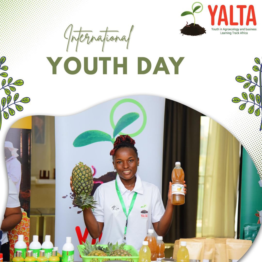 Happy #InternationalYouthDay

Today, we celebrate young agripreneurs embracing agroecology to build innovative, ecofriendly agribusinesses  proving that the agrifood system can be sustainable &amp;profitable.

Youth are not just the leaders of tomorrow but the change-makers of today.