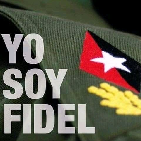 CubaGambia's tweet photo. ...Gracias por tu dignidad. 
Gracias por tu rifle fiel, por tu pluma y tu papel, por tu ingle de varón. 
Gracias por tu corazón. 
Gracias por todo, FIDEL 🇨🇺🇨🇺🇨🇺  #100AñosConFidel #FidelPorSiempre  
#BmcGambia https://t.co/5dy1svrQ47