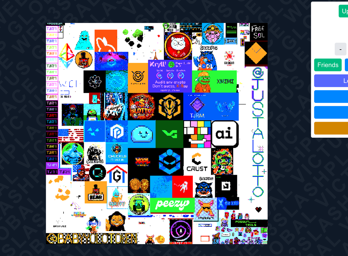 $DROP (@dropcoinxrpl) on Twitter photo The <a href="/Web3SlashPlace/">Web3SlashPlace</a> is looking amazingggg!
From a pixel to a piece of art.
Hang it in the Louvre <a href="/VictusGlobal_/">Victus Global</a> The <a href="/Web3SlashPlace/">Web3SlashPlace</a> is looking amazingggg!
From a pixel to a piece of art.
Hang it in the Louvre <a href="/VictusGlobal_/">Victus Global</a>