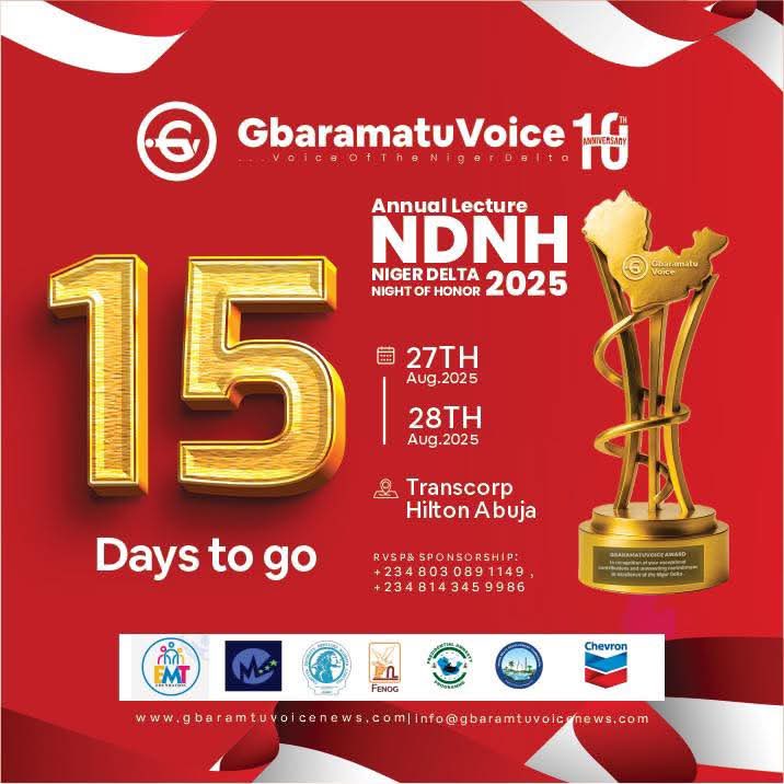 gbaramatuvoice's tweet photo. The journey to greatness begins!
Join us as GbaramatuVoice marks 10 years of excellence at the prestigious Transcorp Hilton, Abuja.

#GbaramatuVoiceAt10 https://t.co/oMAfU314Q9