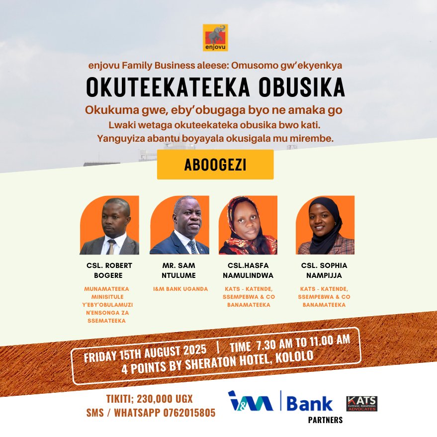 Estate planning isn't just about drafting a will—it’s a strategic conversation about the future of your business and family relationships. This event provides actionable frameworks, legal know-how, and community connections to support you as you plan for your families.

Please