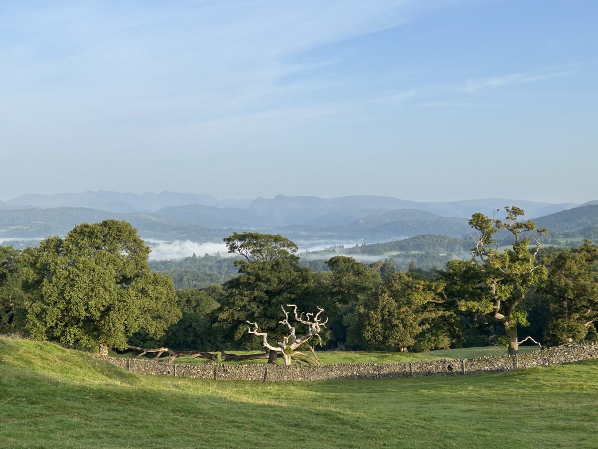 05:59 train from Lancaster to Windermere allows for a very pleasant early morning stroll up to Orrest Head.