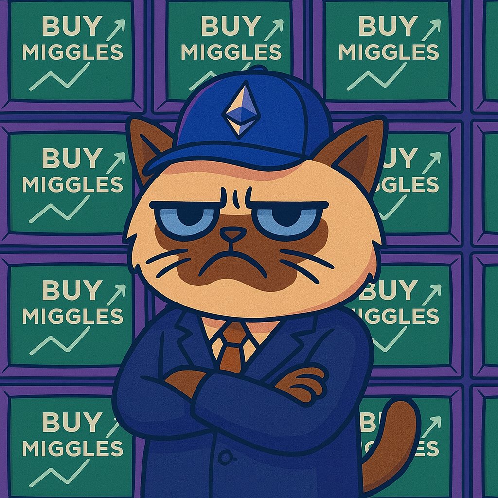 miggles_NFT's tweet photo. #MIGGLES buy &amp; stack! @MrMigglesOnBase #coinbase #base #Ethereum https://t.co/8cAlNAYtHN