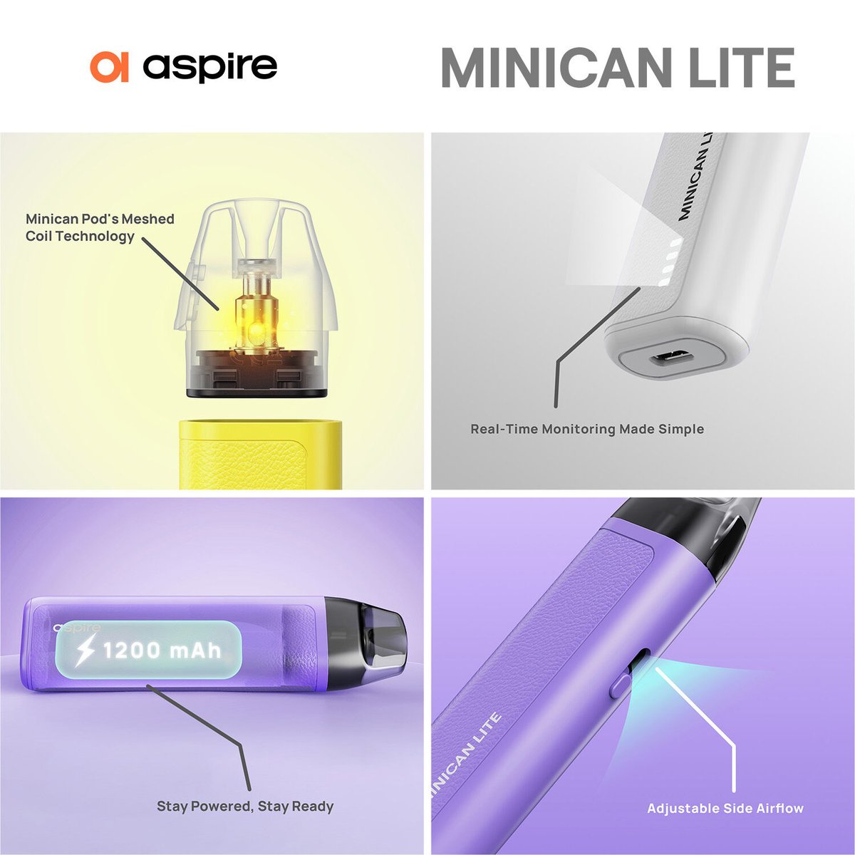 aspirecigs's tweet photo. 💨 Lighter than you think, cuter than you expect.
The all-new Minican Lite — featherweight design, silky touch, your pocket-sized vaping buddy.
Comming Soon
#Aspirecig #MinicanLite #Podsystem #AspireMinicanLite #Aspiretech #AlwaysAspire
WARNING: For 21+ adults use only! https://t.co/45FbCkuKK7