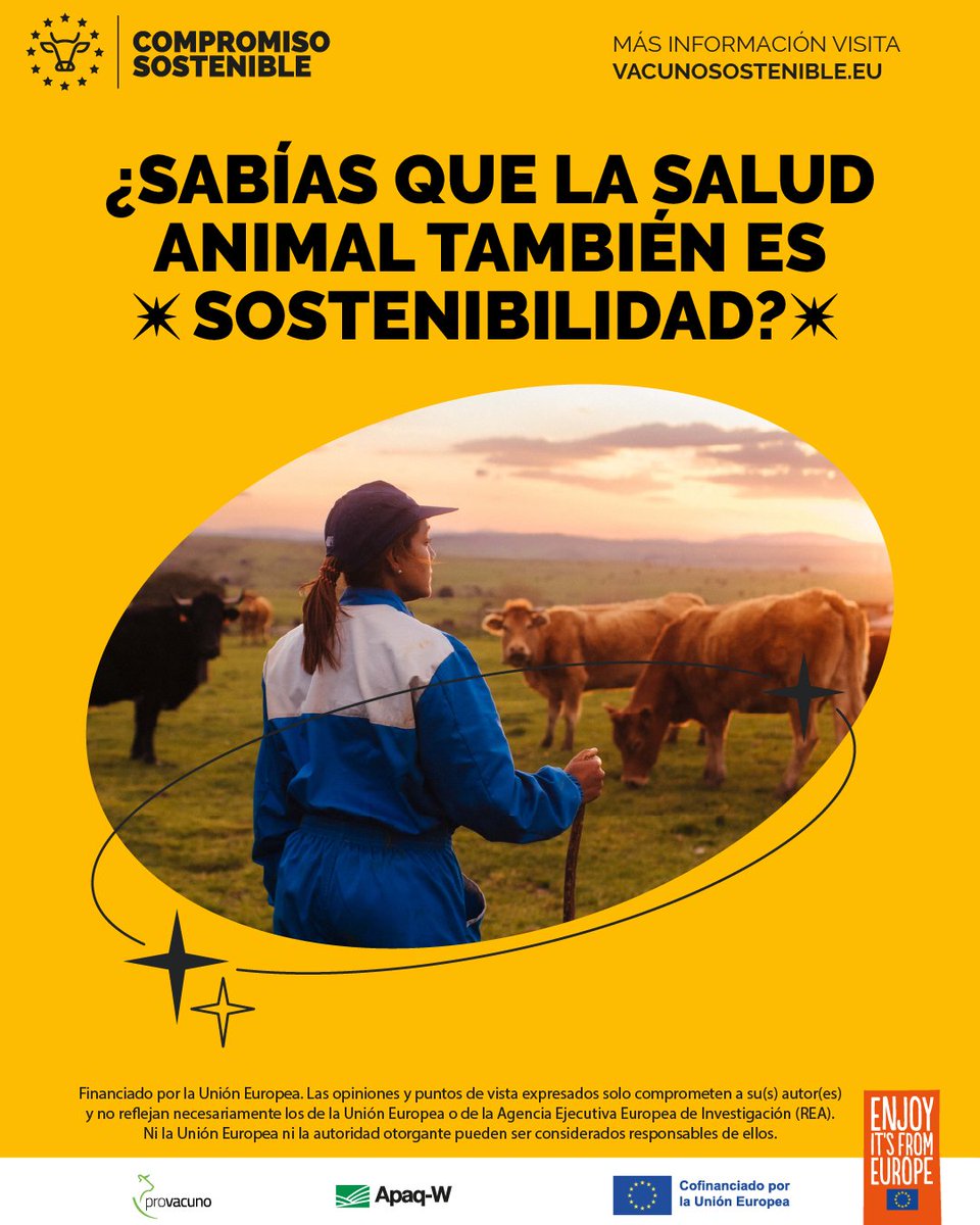 🐄 ¿Sabías que se calcula matemática y científicamente cómo aumentar el tiempo de pastoreo de los animales? 

🌱🌍  De este modo, hay una constante mejora en el suelo de nuestro planeta gracias al estiércol que genera el vacuno de carne. 

#VacunoSostenible #EUAgriPromo
