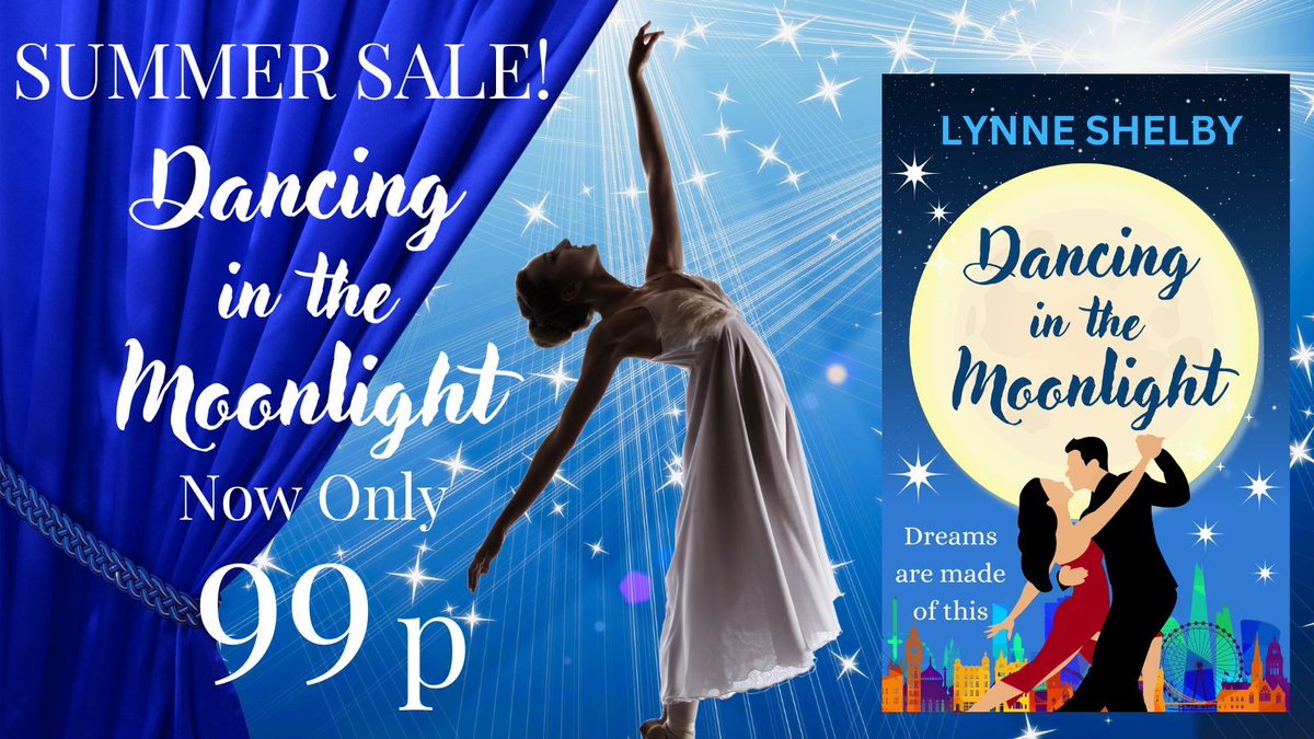 Lynne Shelby (@lynneshelby5) on Twitter photo Summer Sale!
Only 99p in ebook!
DANCING IN THE MOONLIGHT💕
✨Second chance love
✨Achieving your dreams
✨Friendship
✨Dancers
✨Backstage romance
#tuesnews <a href="/RNAtweets/">Romantic Novelists' Association</a>
amazon.co.uk/Dancing-Moonli… Summer Sale!
Only 99p in ebook!
DANCING IN THE MOONLIGHT💕
✨Second chance love
✨Achieving your dreams
✨Friendship
✨Dancers
✨Backstage romance
#tuesnews <a href="/RNAtweets/">Romantic Novelists' Association</a>
amazon.co.uk/Dancing-Moonli…