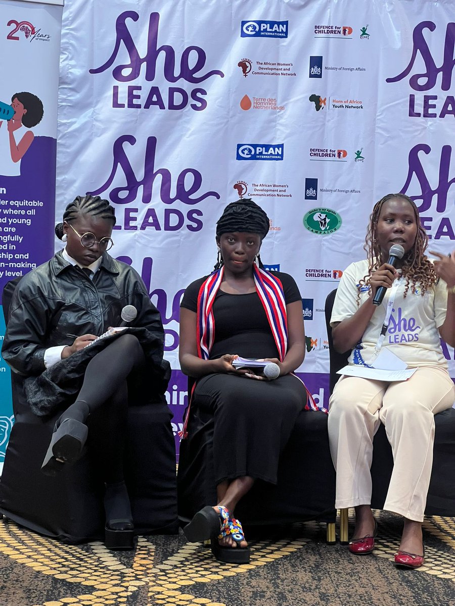 Attending the #SheLeadsAfricanSummit in Nairobi! 
Theme: Sustaining Girls’ &amp; Young Women’s Leadership in Decision Making Spaces.
Powerful conversations, bold ideas &amp; feminist energy driving change across Africa.
<a href="/PlanUganda/">Plan International Uganda</a> <a href="/FemnetProg/">FEMNET</a> <a href="/GirlsTransform/">We Transform</a> <a href="/GimacNetwork/">GIMAC Network</a> <a href="/HornofAYN/">Horn of Africa Youth Network</a>