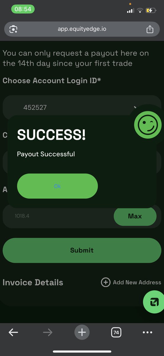 Trade Titan (@tinaishey) on Twitter photo Just requested a payout from my <a href="/EquityEdgeUK/">Equity Edge</a> account. Let’s see how long it will take for me to receive it.
Good morning fam! Just requested a payout from my <a href="/EquityEdgeUK/">Equity Edge</a> account. Let’s see how long it will take for me to receive it.
Good morning fam!