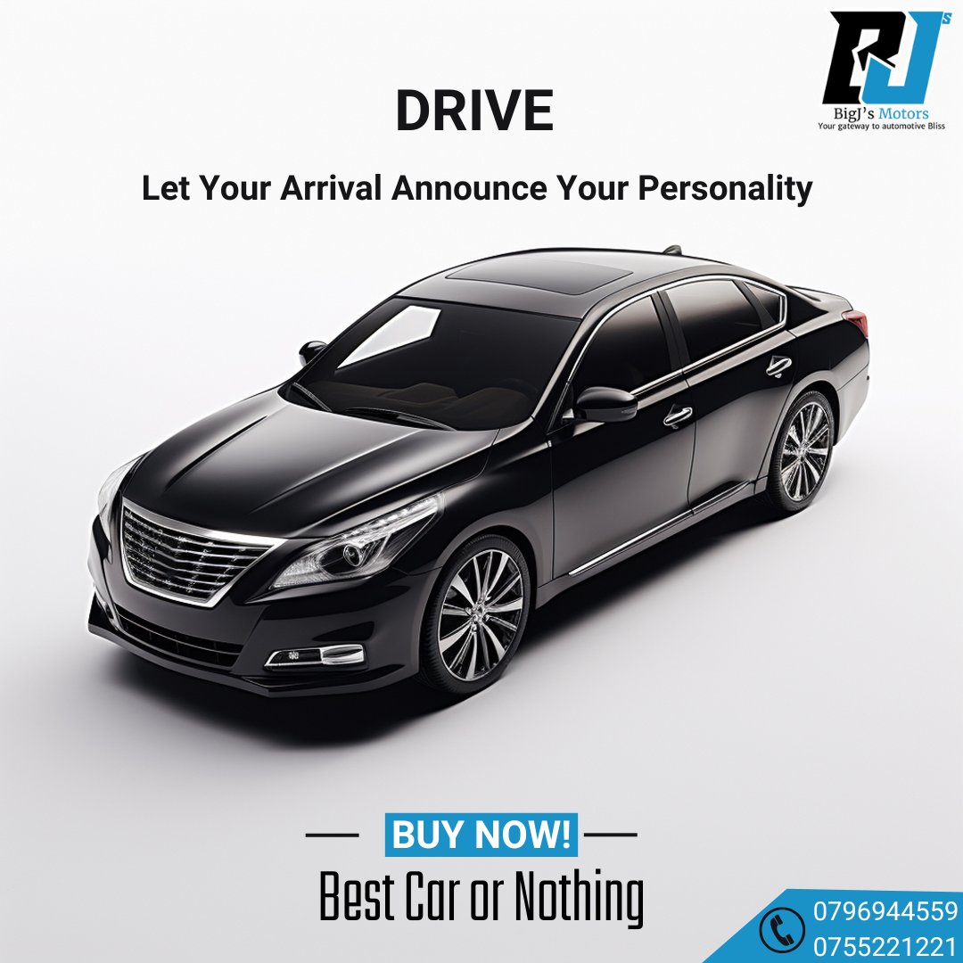 BigJs_Motors's tweet photo. Why fit in when you can arrive? Secure your ride today — Big J’s Motors has the best deals in town!"
#CarDealsKE #BigJsMotors #DriveNow #KenyaCarsForSale #LuxuryOnWheels #OwnIt https://t.co/ntkJ23EF29
