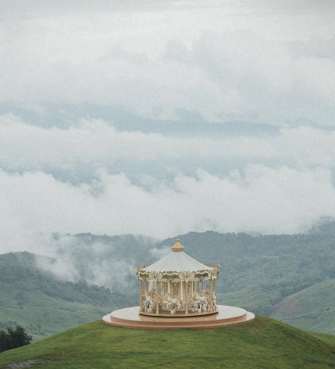 PlobJai's tweet image. ละสถานที่ๆ เขาไปถ่ายภาพนี้กันน่าจะเป็นที่เดียวกับที่ๆ จัดงานแต่งงาน จำเจ้าม้าหมุนได้เลยยย ถึงว่าพิโฟมไม่ค่อยมาไลฟ์เลย น่าจะเพราะมีเบบี๋นี่ล่ะ🍒☺️🤰🏻

โพสต์ของ จจ : instagram.com/p/DNPqVVrROm5/…