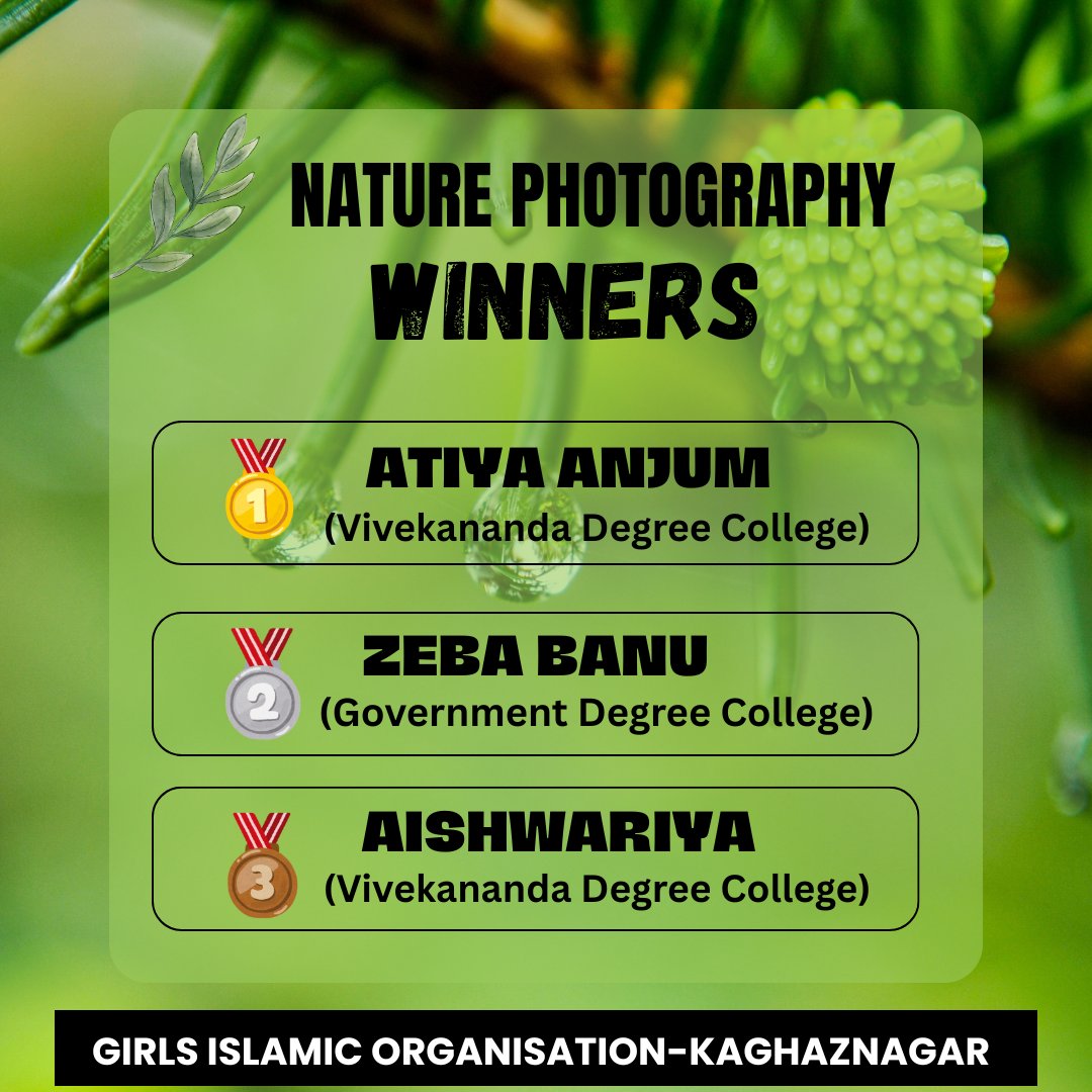 gio_kaghaznagar's tweet photo. Turning moments into masterpieces  Congratulations winners
#NaturePhotographyChallenge #PhotographyContest2025  #NaturePhotographyAddict #CaptureNature
#giokaghaznagar https://t.co/nMTqgZJoYV