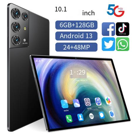 2024 New Model for Foreign Trade 10.1-inch Digital Game Android 2-in-1 Tablet for Online Classes 380$