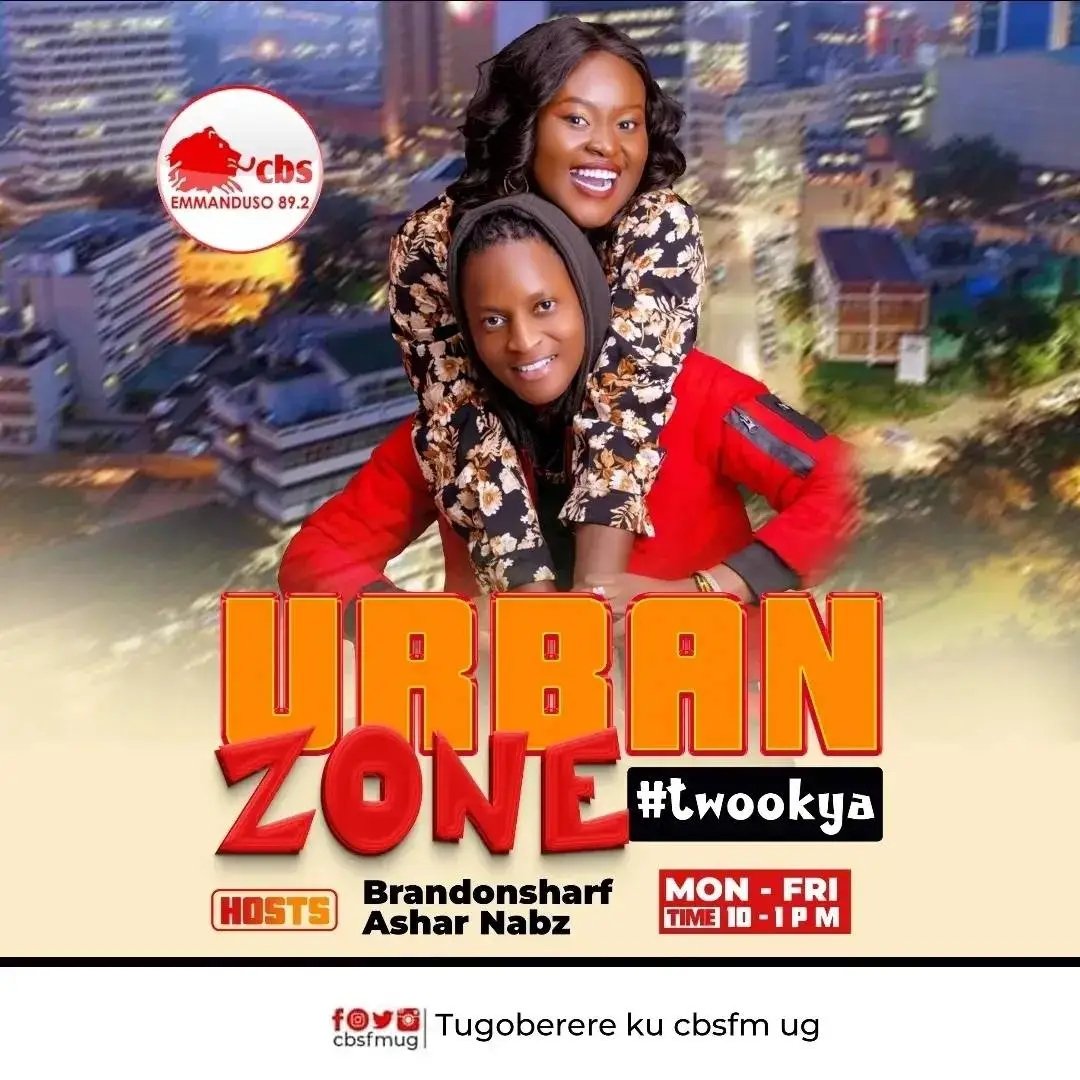 Omuvubuka Wakedde ? Oli Ku mulimu, era okola ki ? 

Naffe tusimbudde #UrbanZoneTwookya <a href="/cbsfm_ug/">CBS FM UG</a> till 1pm 

#YourTvRadioGuy #eyakoowaobwavu