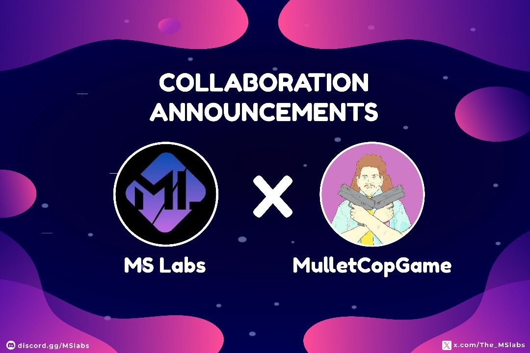 MS Labs (@the_mslabs) on Twitter photo We're excited to announce our partnership with <a href="/MulletCopGame/">Mullet Cop 'The Game'</a> !
Grateful for this incredible opportunity.
Join our Discord for more info 📥 We're excited to announce our partnership with <a href="/MulletCopGame/">Mullet Cop 'The Game'</a> !
Grateful for this incredible opportunity.
Join our Discord for more info 📥