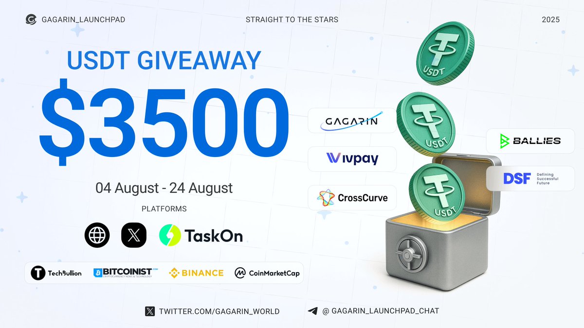 A few heads mention SummerFest 👀 didn’t click at first

then I saw the number - $3,500 in prizes. 3 weeks only. Ends Aug 24 

WOW 😳🔥 missions are live, leaderboard’s heating up and the partners?

🔥 @gagarin_world
🔥 @balliesuniverse
🔥 <a href="/ivpay_io/">IVPAY</a>
🔥 <a href="/crosscurvefi/">CrossCurve</a>
🔥