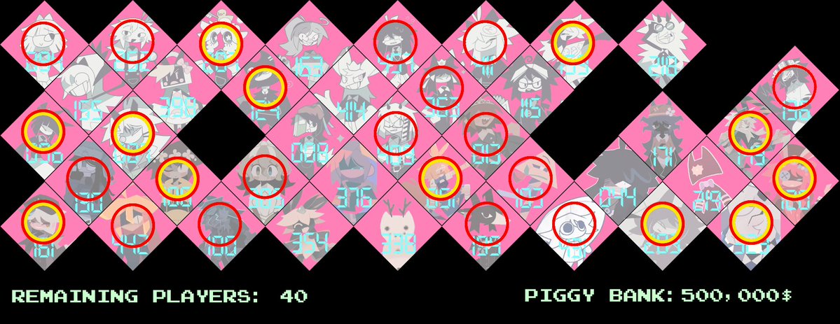 A9DSheriff's tweet image. [4:00 Minutes left] *Some of the players succeeded in the Flying Stone Minigame and started walking to the next minigame* #FPESquidGameSimulator #fundamentalpapereducation #fpe #Edgyverse