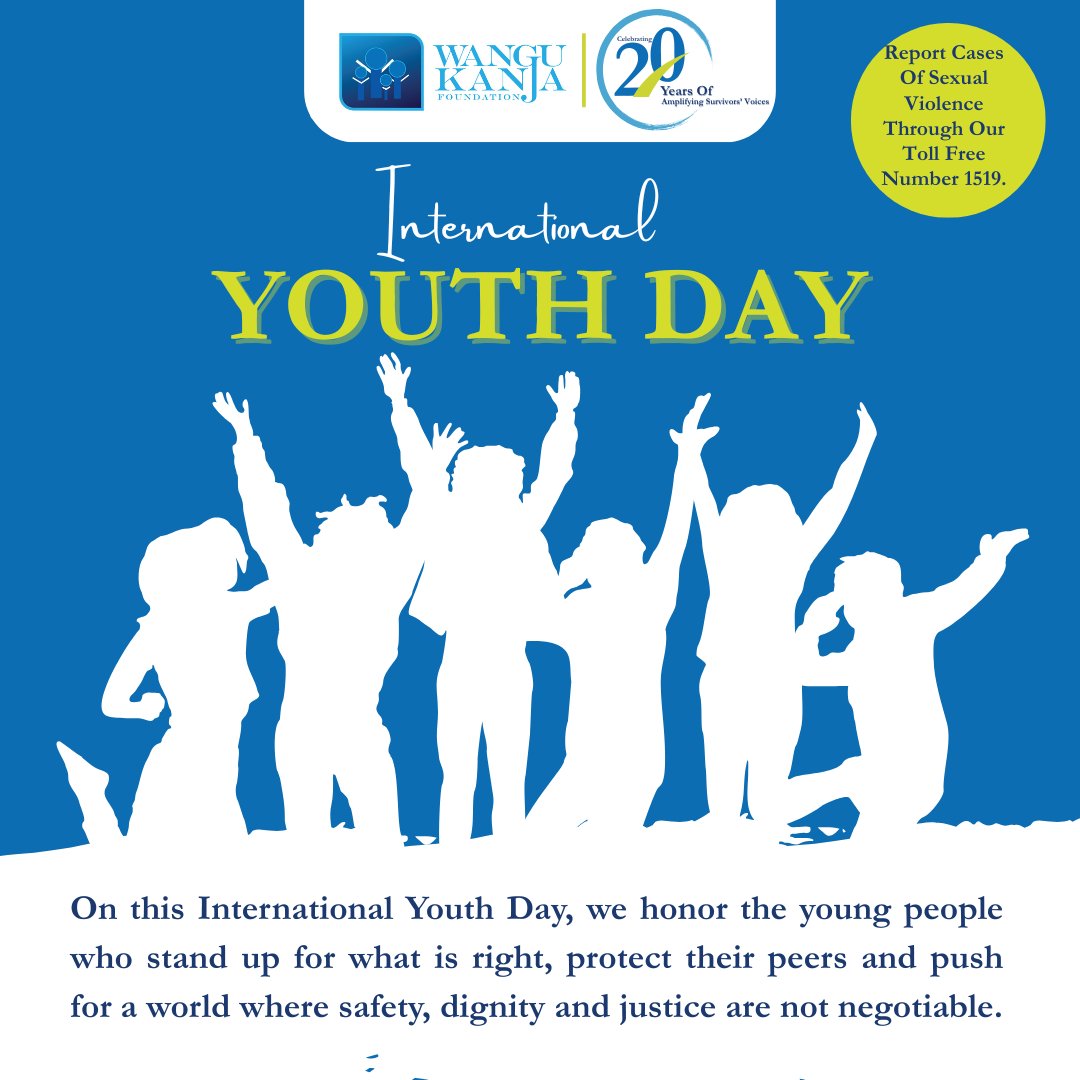 On this #InternationalYouthDay, we honor and celebrate young people who stand up for what is right and fight for a world where safety, dignity and justice are not negotiable.

To every young person, your voice matters, your action counts and you are part of the solution.
