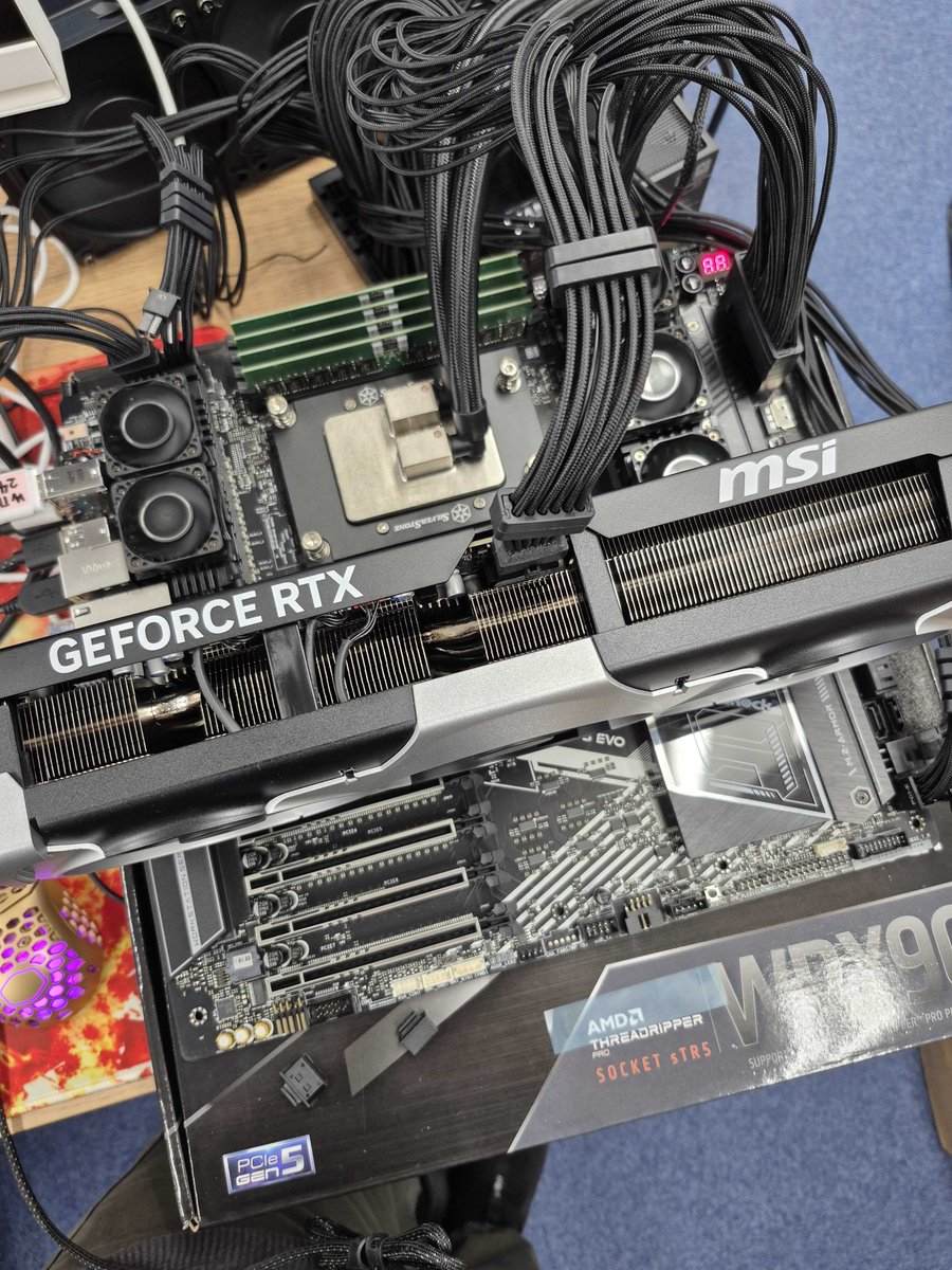 ThereadRipper PRO 9985WXの検証の準備です！ マザーボードはASRock
