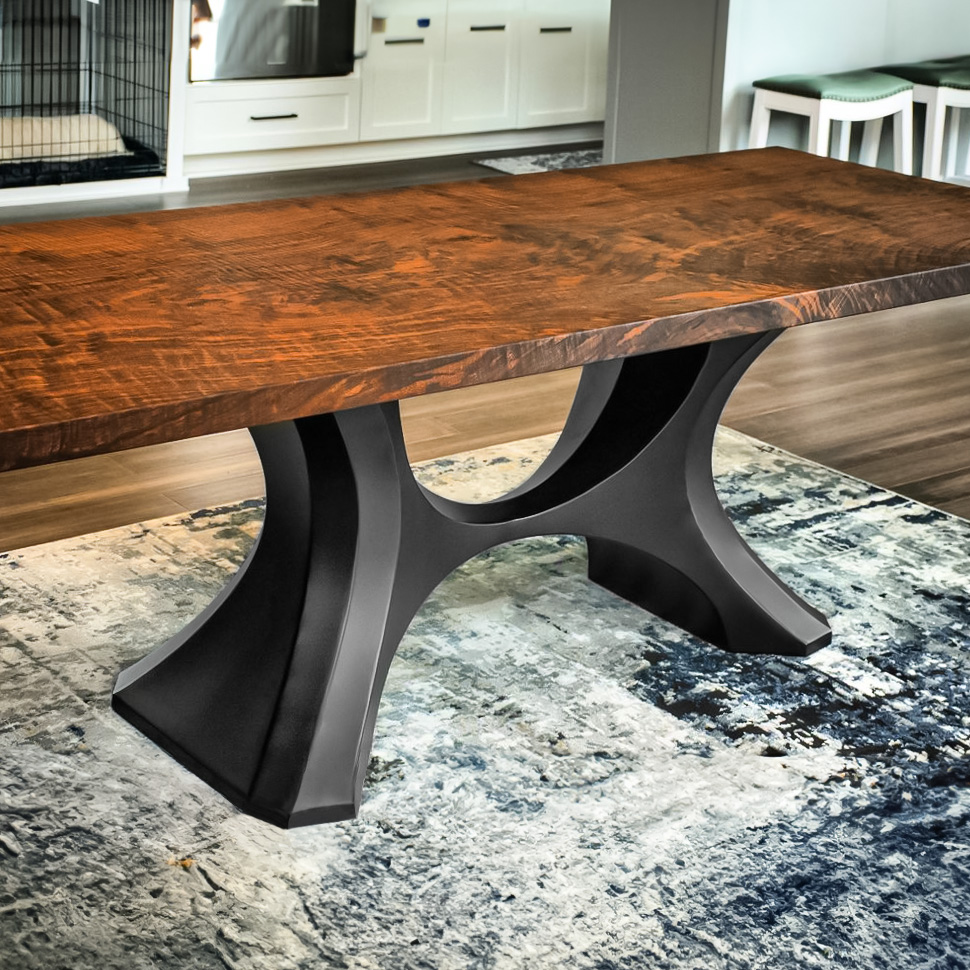 Flowyline_'s tweet image. You will never have to choose between beauty and strength. 

This sculptural metal base supports a hefty wood tabletop effortlessly, proving that artful design can be rock-solid.

📸: @official_copper 

#FlowylineDesign #TableBases #Woodworking #DIYfurniture #FurnitureDesign