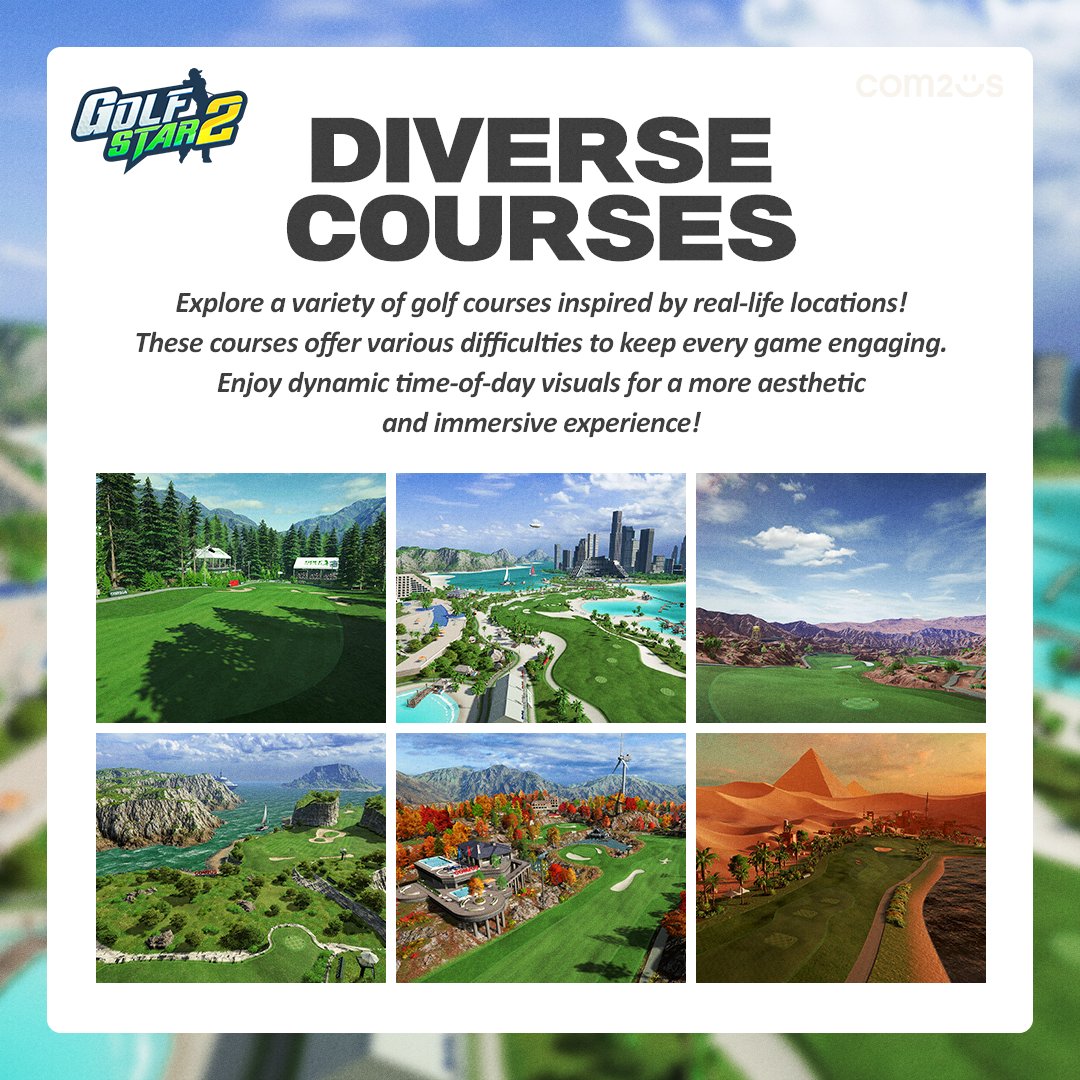 Golfstar2Game's tweet photo. Pride of Golf Star 2😊😊

Golf Star 2 features stunning golf courses inspired by real-life locations!

Come and hit the fairways now! 😍😍 https://t.co/lIxfebWc5y