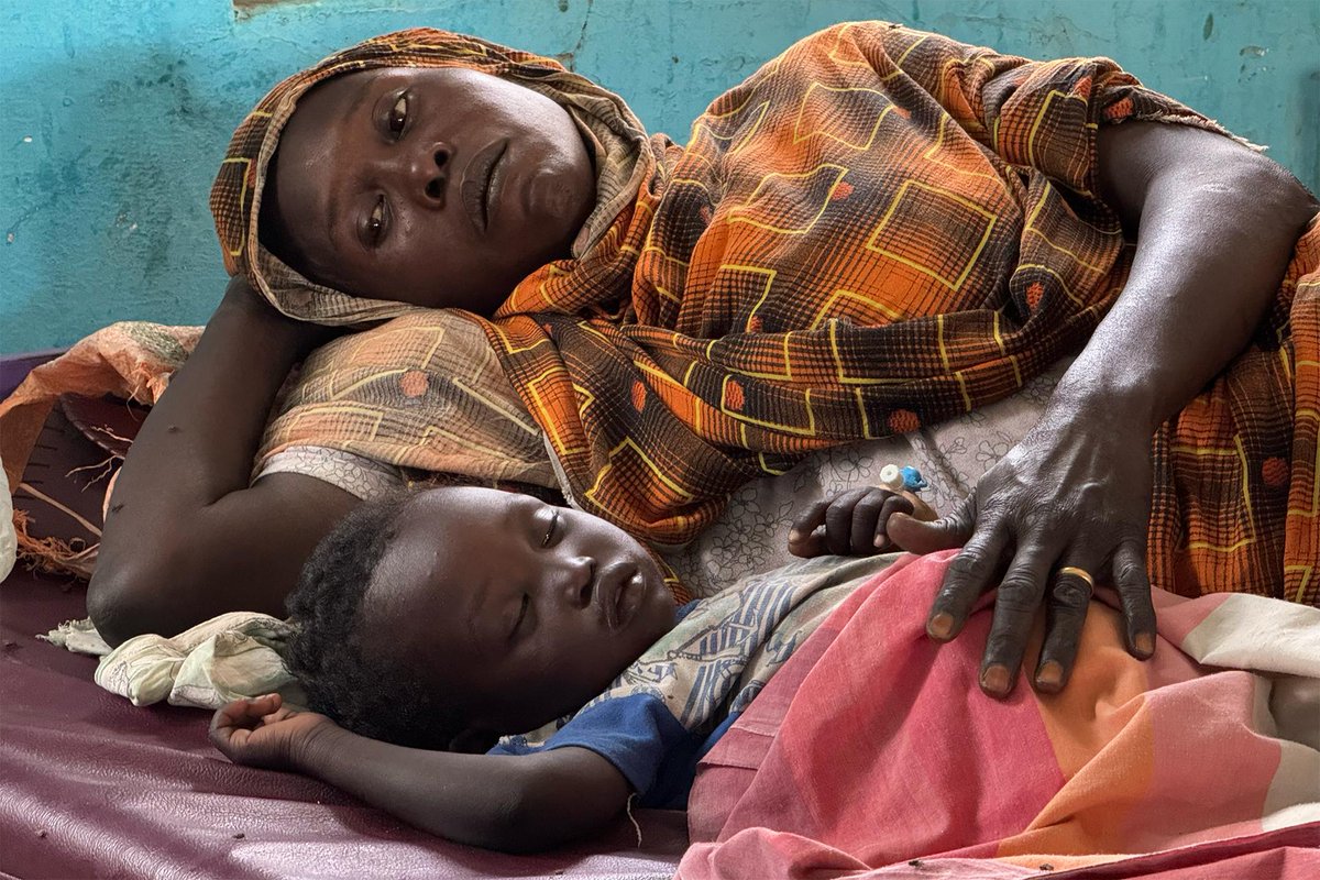 Ayin Network - شبكة عاين (@ayinsudan) on Twitter photo Over 60 people, mostly women & children, reportedly died from malnutrition in just one week in besieged El Fasher, #NorthDarfur, warns <a href="/UNOCHA/">UN Humanitarian</a>.
Famine first detected in Zamzam camp a year ago may be spreading, as violence also escalates in #Kordofan #Sudan Over 60 people, mostly women & children, reportedly died from malnutrition in just one week in besieged El Fasher, #NorthDarfur, warns <a href="/UNOCHA/">UN Humanitarian</a>.
Famine first detected in Zamzam camp a year ago may be spreading, as violence also escalates in #Kordofan #Sudan