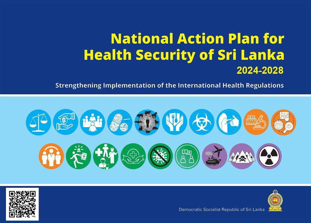 The National Action Plan for Health Security 2024-2028 is now published!

The plan &amp; it's implementation demonstrates #SriLanka's commitment towards strengthening preparedness, response &amp; resilience for a safer, healthier future. 🌍

bit.ly/4mF5QES

@MoHSriLanka