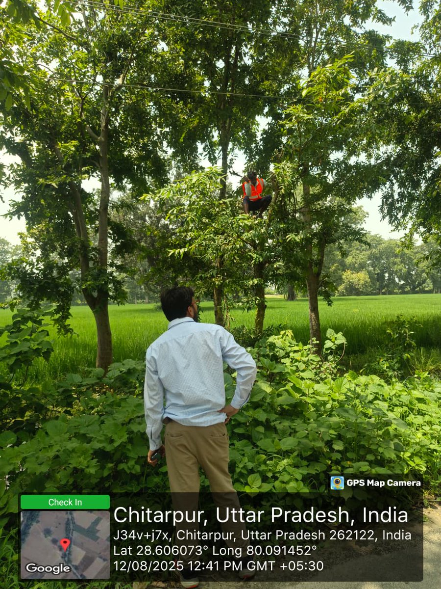 CE BAREILLY ZONE-2 (@czeblyzone2) on Twitter photo 33केवी कलीनगर, पीलीभीत के अन्तर्गत पेड़ों की ट्रिमिंग कराते हुए <a href="/aksharmaBharat/">A K Sharma</a> <a href="/ChairmanUppcl/">Chairman Uppcl</a> <a href="/CMOfficeUP/">CM Office, GoUP</a> <a href="/myogiadityanath/">Yogi Adityanath</a> <a href="/MVVNLHQ/">Madhyanchal Vidyut Vitran Nigam Limited</a> <a href="/UPPCLLKO/">UPPCL</a> <a href="/mduppcl/">MDUPPCL</a> <a href="/MVVNLmd/">MVVNL</a> 33केवी कलीनगर, पीलीभीत के अन्तर्गत पेड़ों की ट्रिमिंग कराते हुए <a href="/aksharmaBharat/">A K Sharma</a> <a href="/ChairmanUppcl/">Chairman Uppcl</a> <a href="/CMOfficeUP/">CM Office, GoUP</a> <a href="/myogiadityanath/">Yogi Adityanath</a> <a href="/MVVNLHQ/">Madhyanchal Vidyut Vitran Nigam Limited</a> <a href="/UPPCLLKO/">UPPCL</a> <a href="/mduppcl/">MDUPPCL</a> <a href="/MVVNLmd/">MVVNL</a>