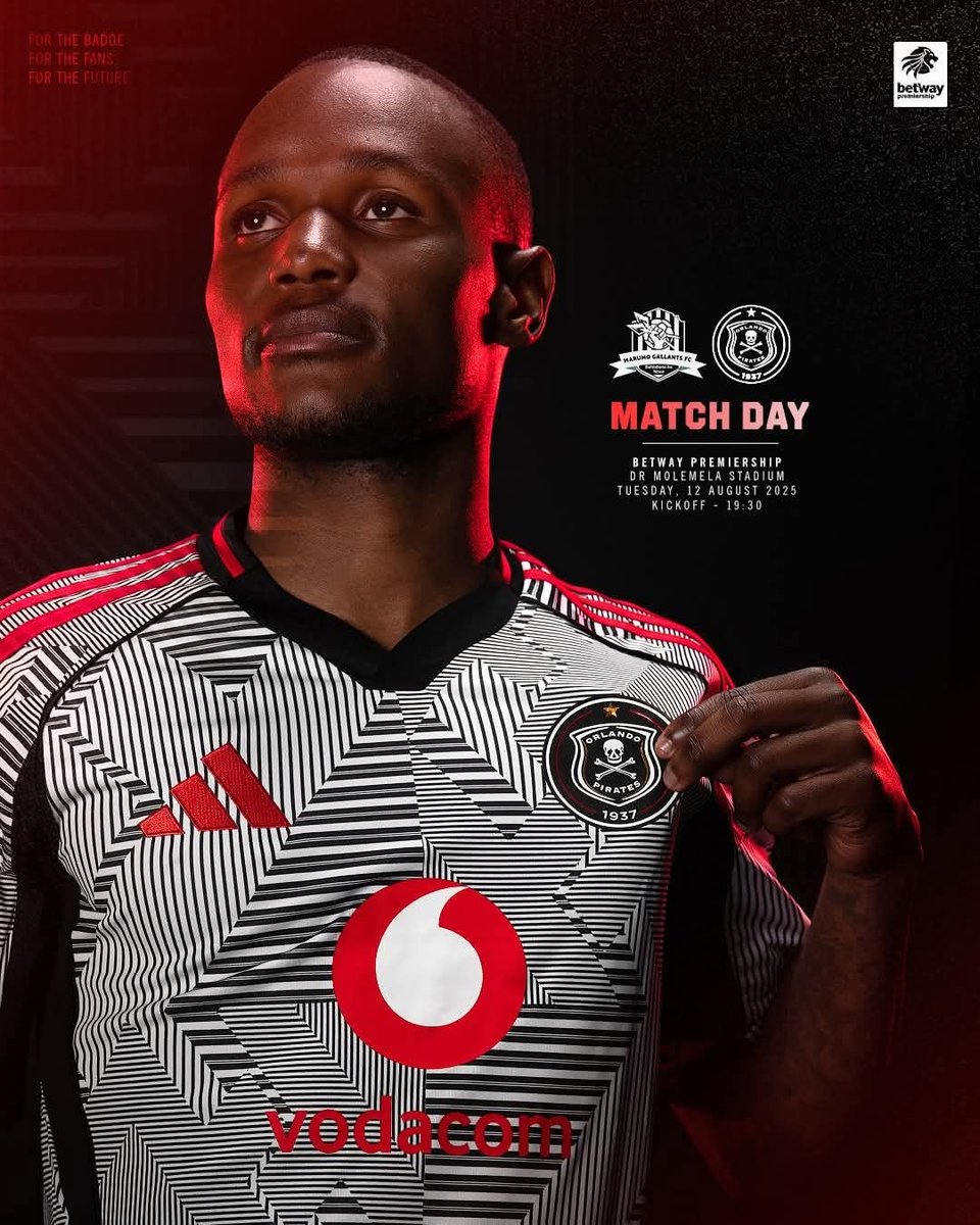 IamMastarmind's tweet photo. 📅 Betway Premiership –  today's Fixtures

🕤 19:30 – Mamelodi Sundowns 🆚  Amazulu
🕤 19:30 – Orbit College FC 🆚 Siwelele FC
🕤 19:30 – Orlando Pirates 🆚 Marumo Gallants

🔥 Three matches, one kickoff time - the stage is set for a night of pure PSL action!

#Mastarmind https://t.co/sfRwvqiBQZ
