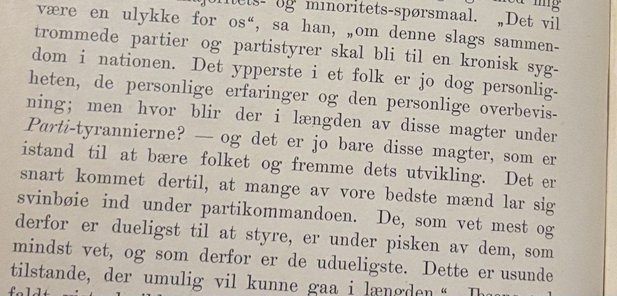 <a href="/norgonaut/">Magnus Granath</a> <a href="/Lillestoel/">Stig Even Lillestøl</a> Her er jeg enig med Ibsen som allerede (i ordets rette forstand) på tampen av 1800-tallet så hvor det bar: