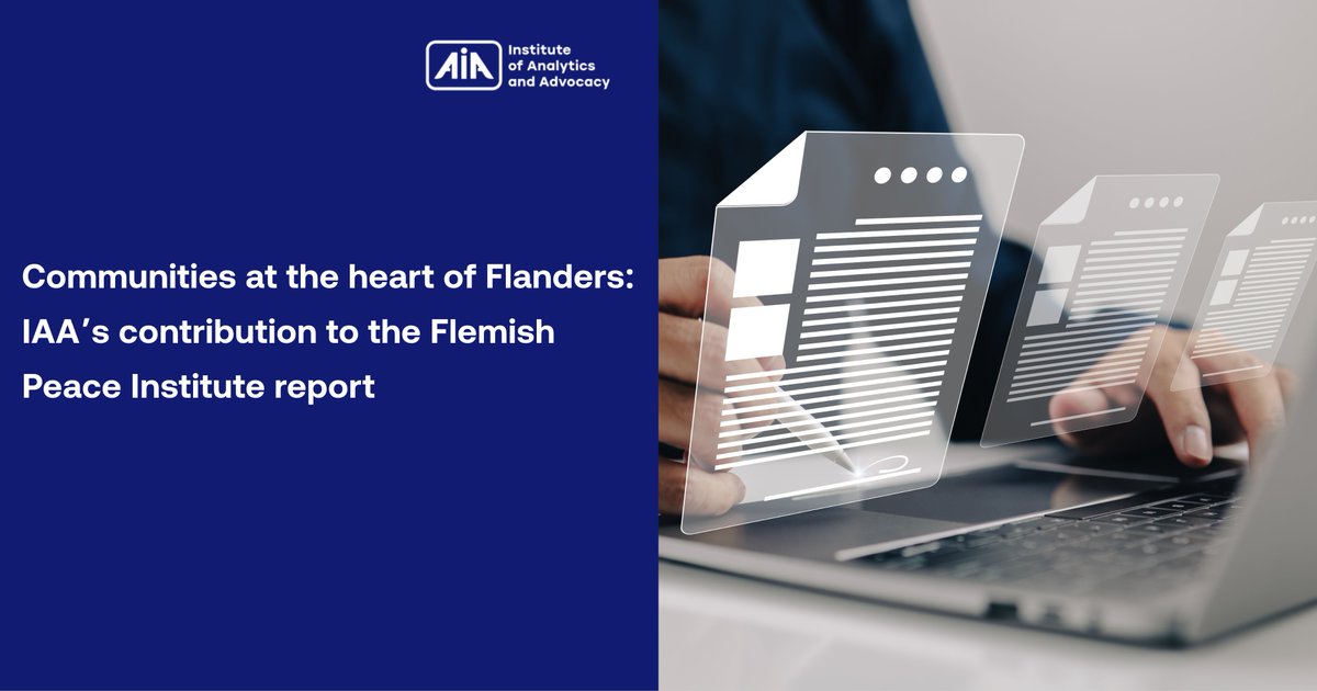 Flanders sees 🇺🇦 communities at the heart of recovery.
IAA’s data &amp; insights shaped the Flemish Peace Institute <a href="/Vredesinstituut/">Vredesinstituut</a>  report, calling for municipal partnerships, technical aid, diaspora engagement &amp; EU access.
Full report ➡️ vlaamsvredesinstituut.eu/rapport/vlaams…