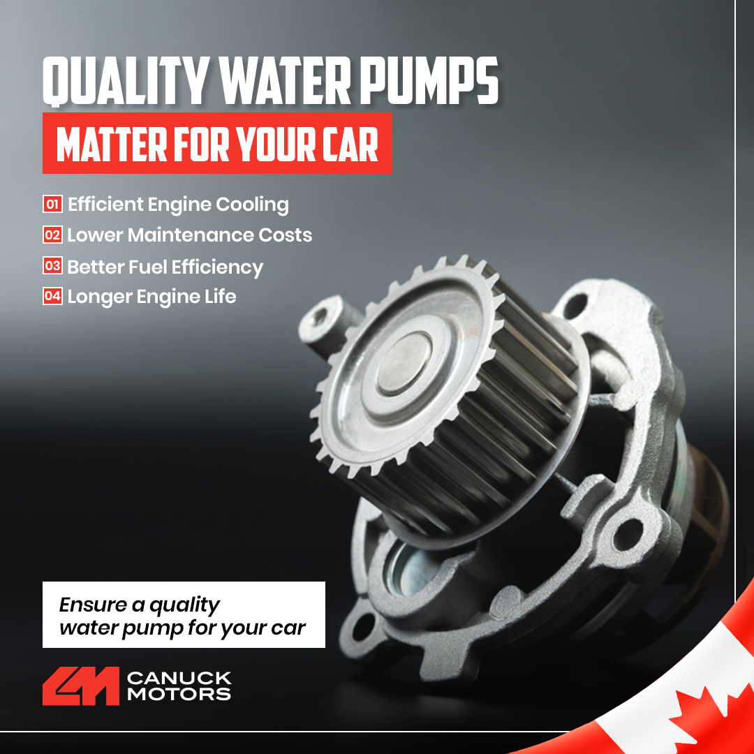 CanuckMotors's tweet image. Keep your engine cool &amp;amp; your drive smooth with premium water pumps from Canuck Motors. Built for harsh Canadian roads—optimal coolant flow, leak prevention &amp;amp; long-lasting durability. 🔧❄️
Shop now 👉 canuckmotors.ca

#CanuckMotors #AutoPartsCanada #EngineCoolant